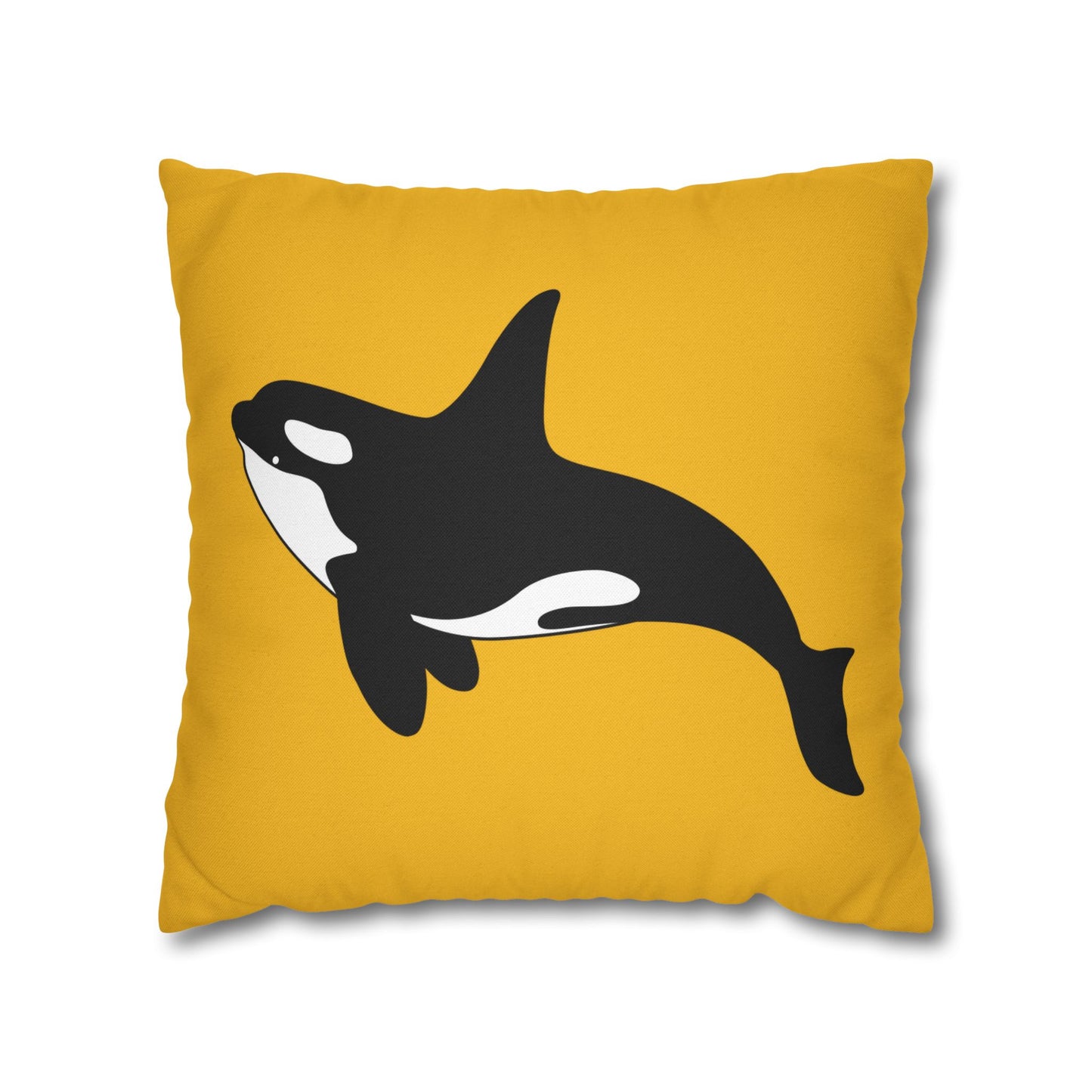 Square Pillowcase Gift Present Him Her His Her Adult Kid Home Decor House Couch Sofa Orca Killer Whale Marine Ocean Conservation Lovers