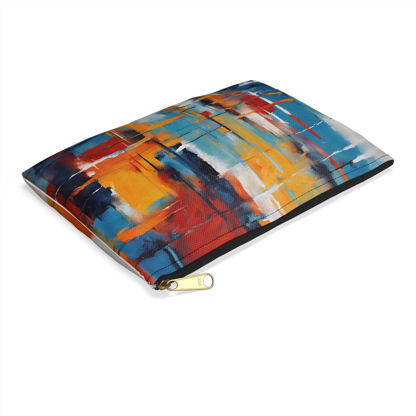 Acrylic Art Painting - Accessory Pouch - Judaism Jewish Israeli Israel - by Far Out Prints & Co.