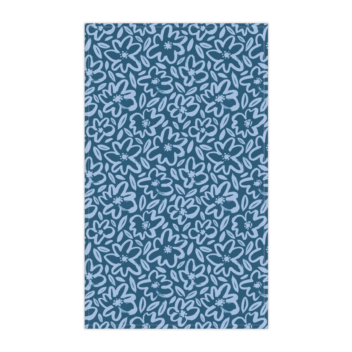Flower Pattern Shabbat Shalom | Challah Cover | Yom Tov Jewish Table Modern Judaica Cool Judaism Gifts Sabado Shabbos Sabbath Set