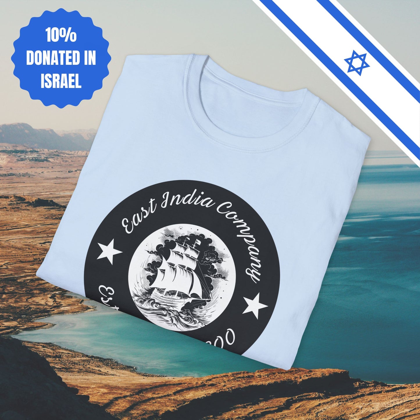 East India Company Established 1600 - Cotton Tee - Tshirts Clothing Old School Style Vintage Gift Present History - by Far Out Prints & Co.