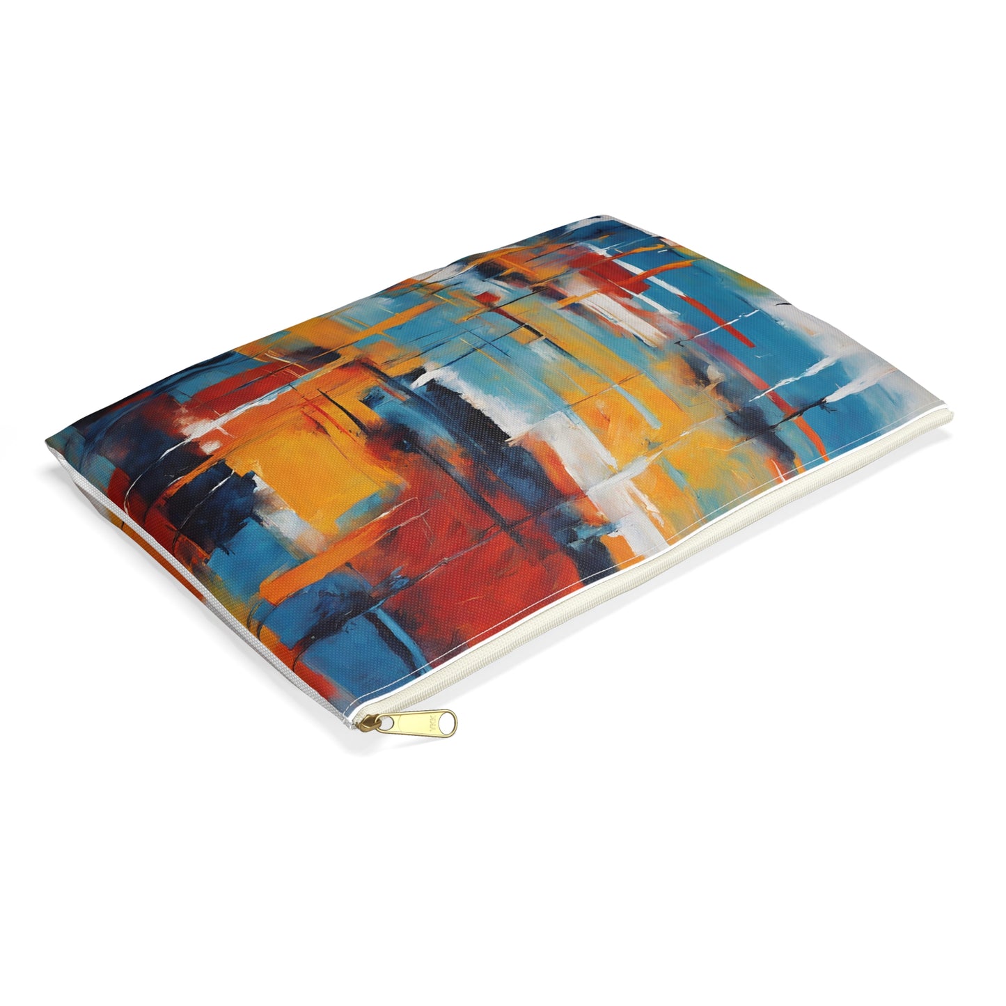 Acrylic Art Painting - Accessory Pouch - Judaism Jewish Israeli Israel - by Far Out Prints & Co.
