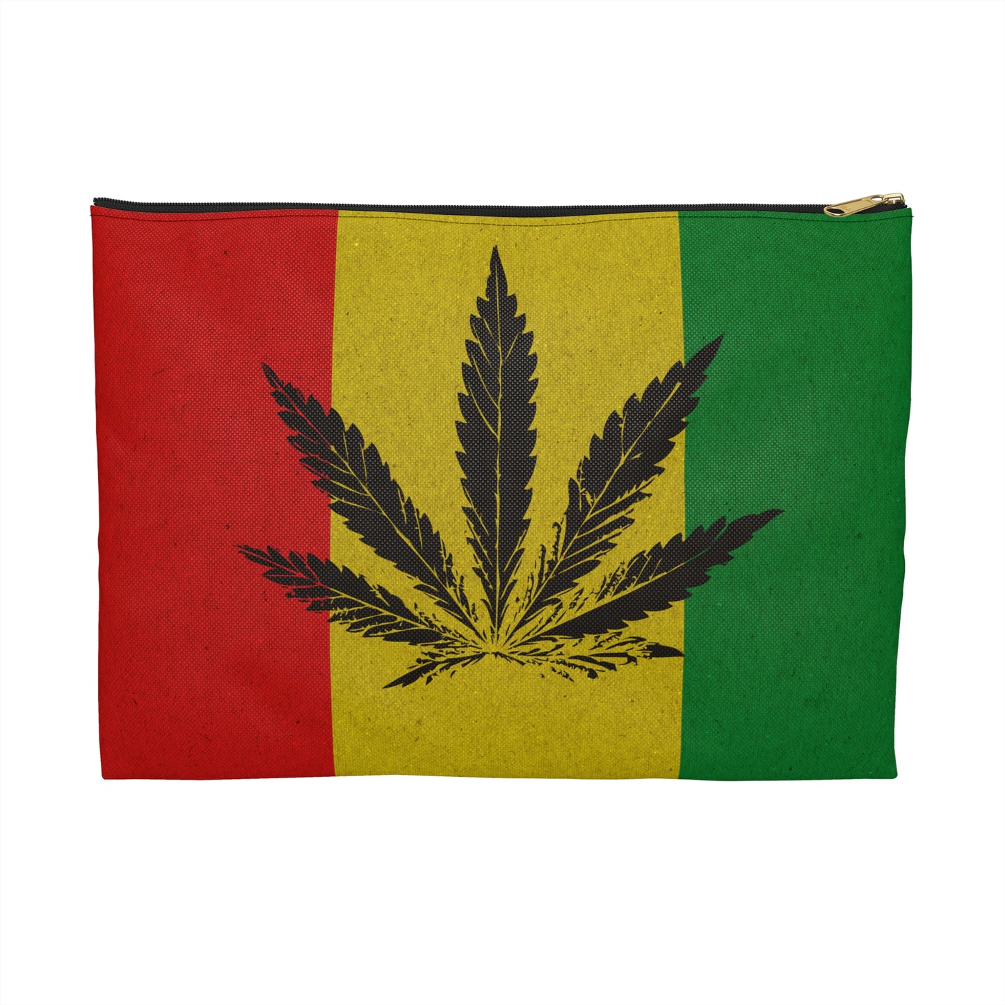 Rastafarian Marijuana - Accessory Pouch - Stoner Cannabis Weed Jewish Israeli Israel - by Far Out Prints & Co.