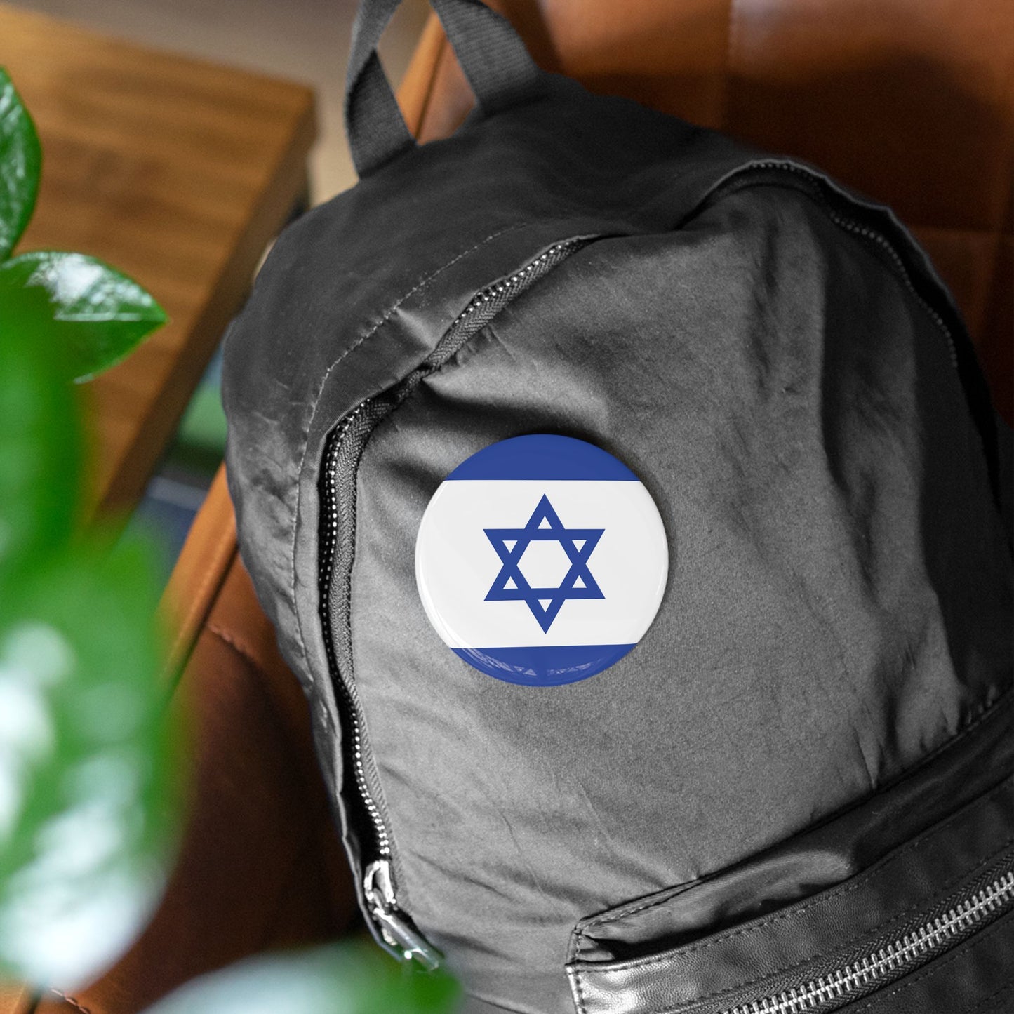 Israeli Flag Pins - Pin Buttons - by Far Out Prints & Co.