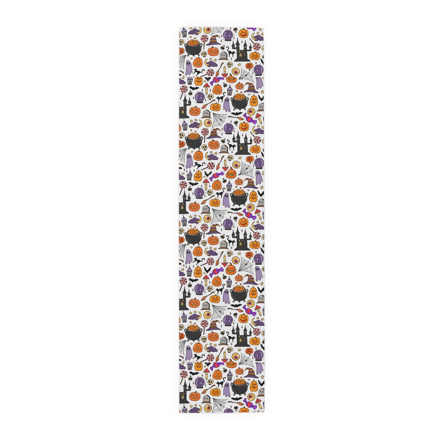 Halloween Decorations | Festive Holiday Themed Kitchen Dining Table Decor | Table Runner | Far Out Prints Co.