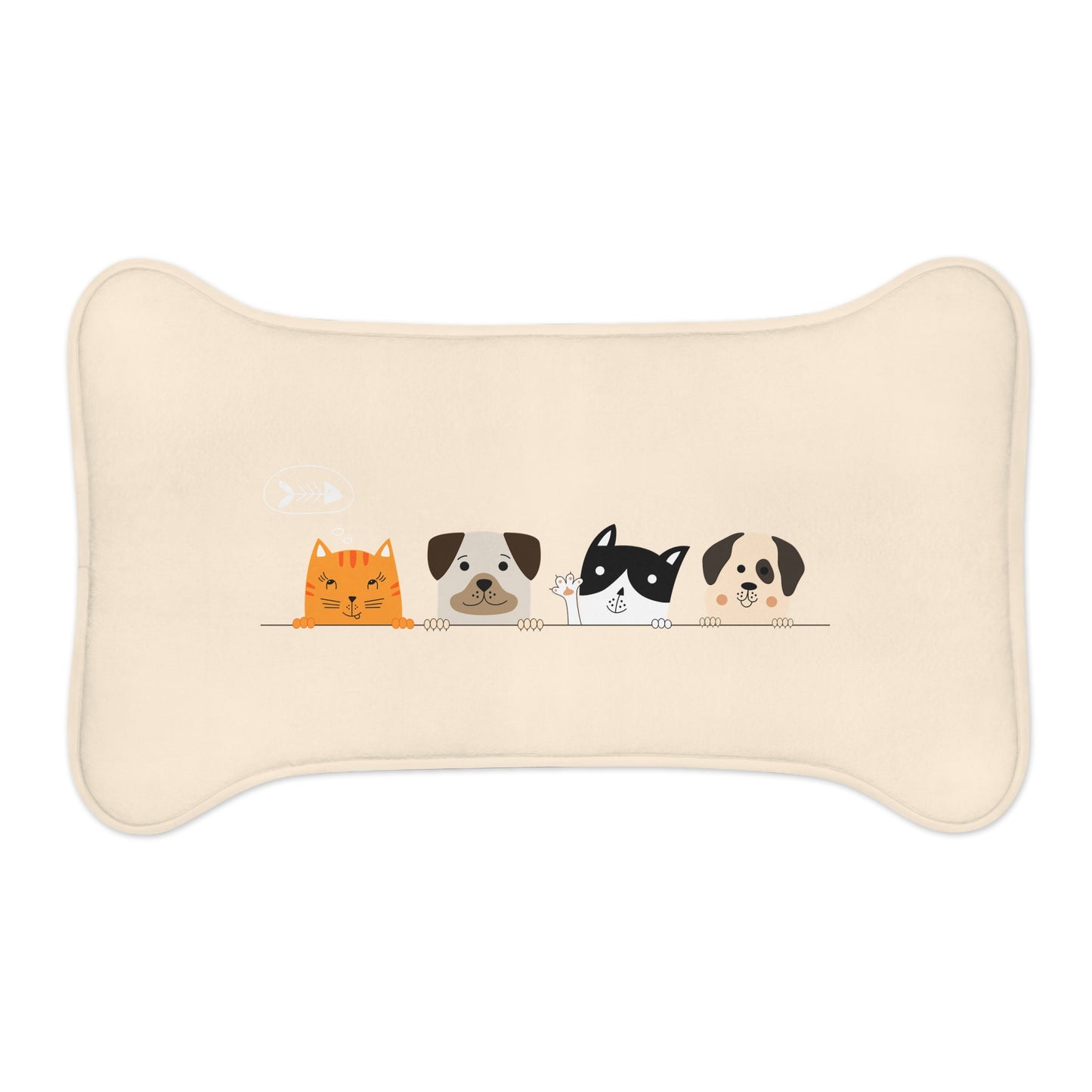 Dogs and Cats - Pet Feeding Mats - Pets Present Feeding Gift Animal Lovers Gifts Him Her Dog Cat Presents Animals