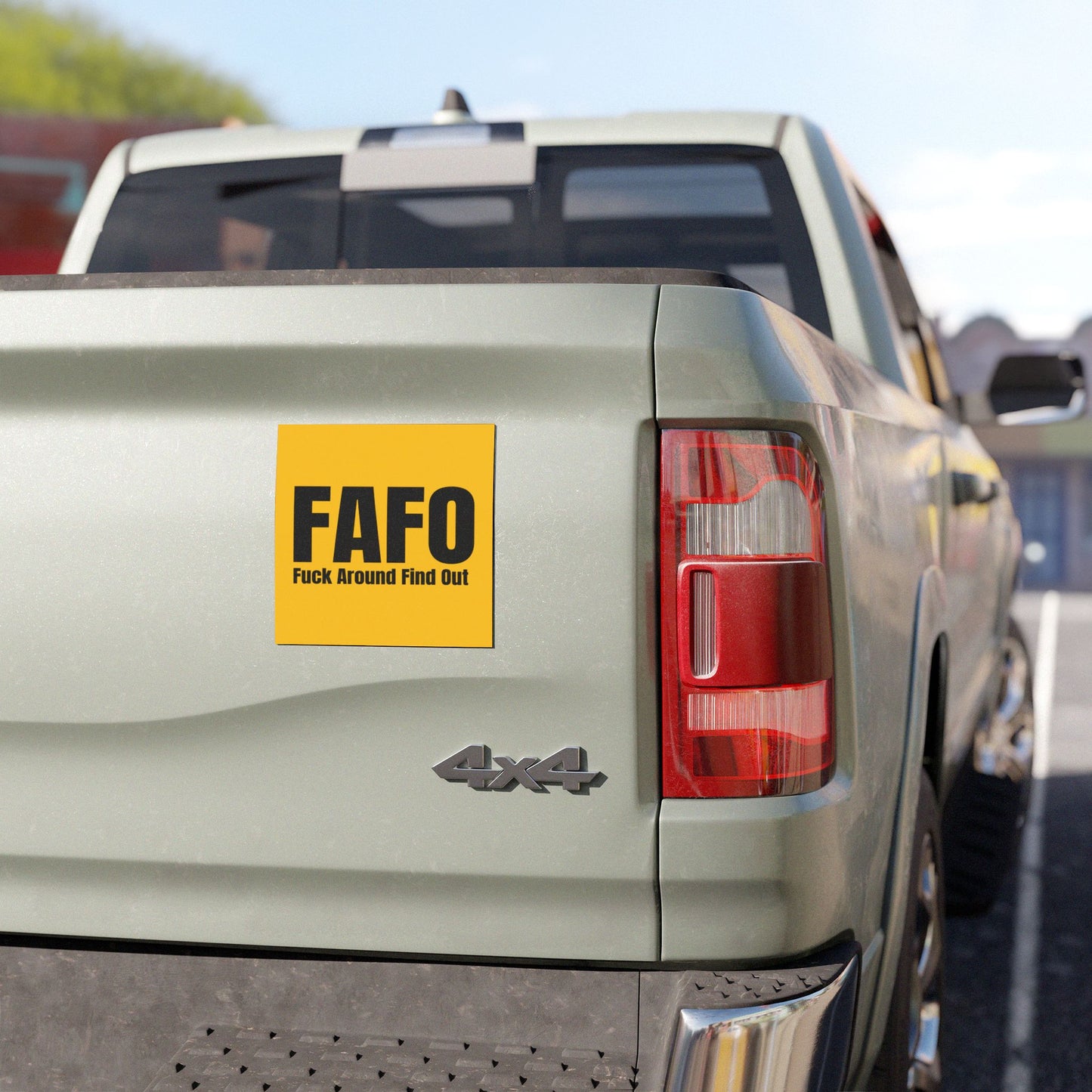 FAFO Fuck Around Find Out Car Magnets Gift Magnet Present for Him or Her for Car Quote Removable Magnet