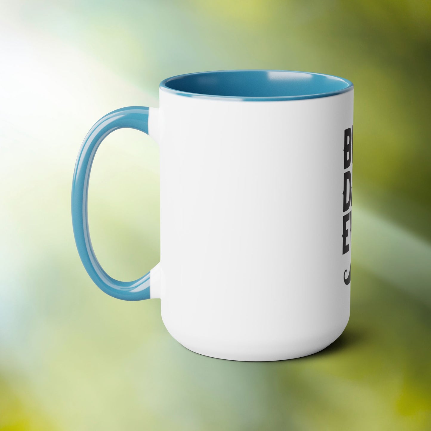 Best Dad Ever - 15oz Two-Tone Coffee Mugs - Funny Creative Mugs Fathers Day Gifts Birthday Husband Gift Him Her - Far Out Prints & Co.
