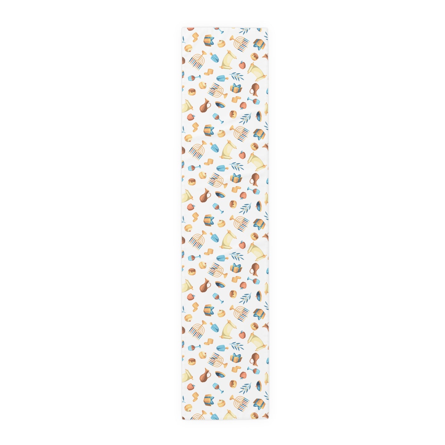 Hannukah Hanuka Hanukkah Chanukah Chanuka Chanukkah Channukah Chanukka 2 | Jewish Holiday Themed | Table Runner