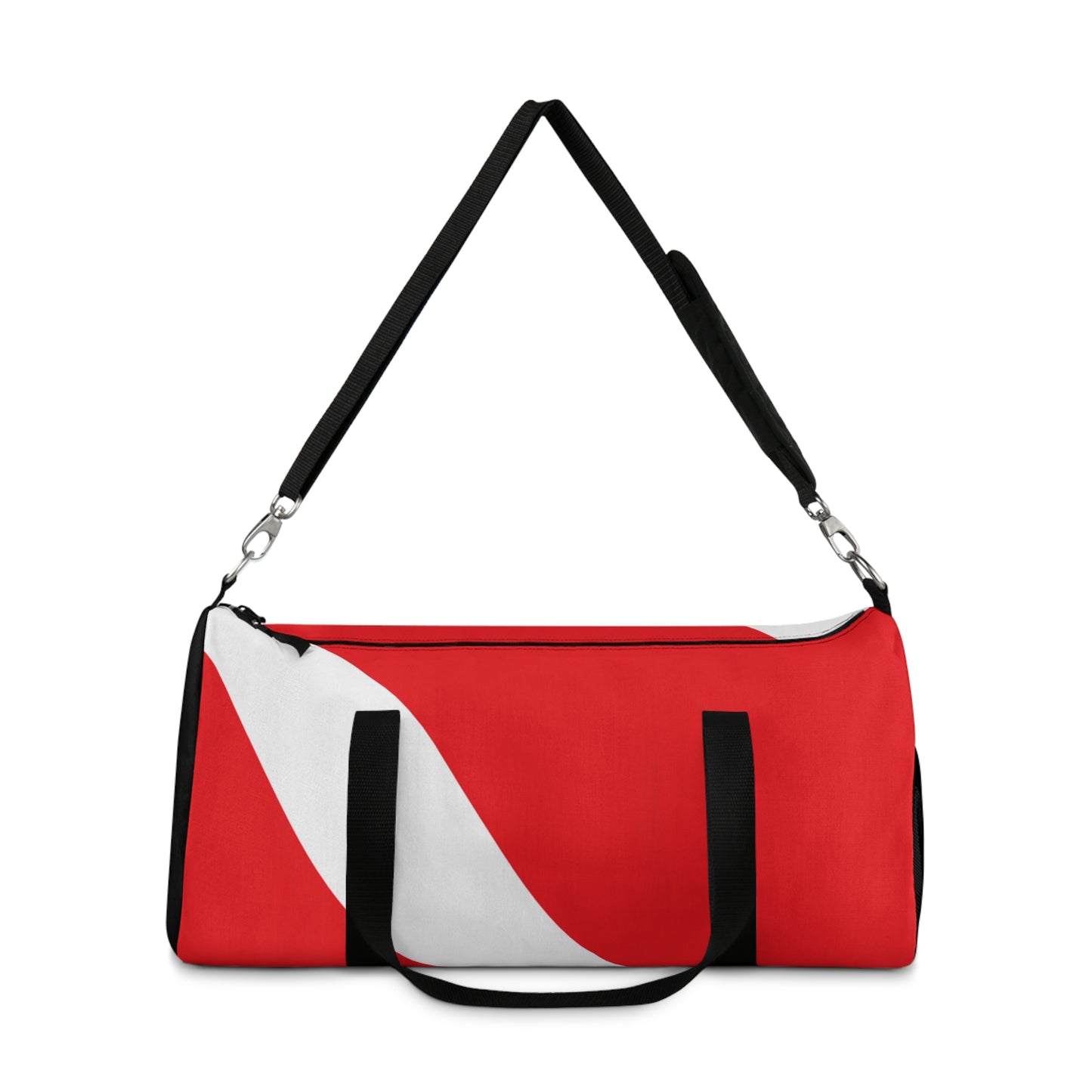 Scuba Diver Down Flag Premium Duffel Bag | by Far Out Prints & Co