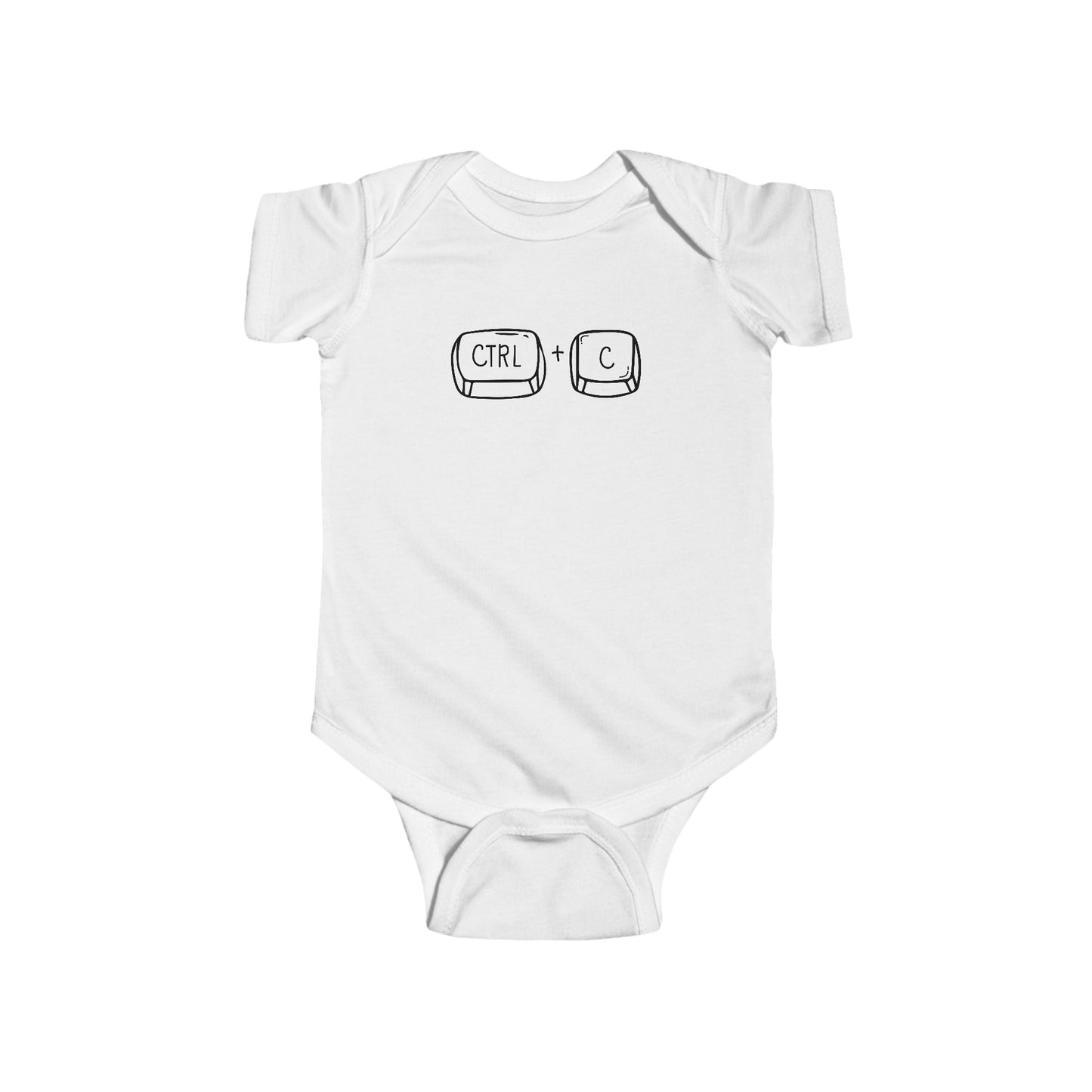 Control C Copy Paste Infant Fine Jersey Bodysuit Funny Mommy Gifts Newborn Baby Shower Presents Birthday