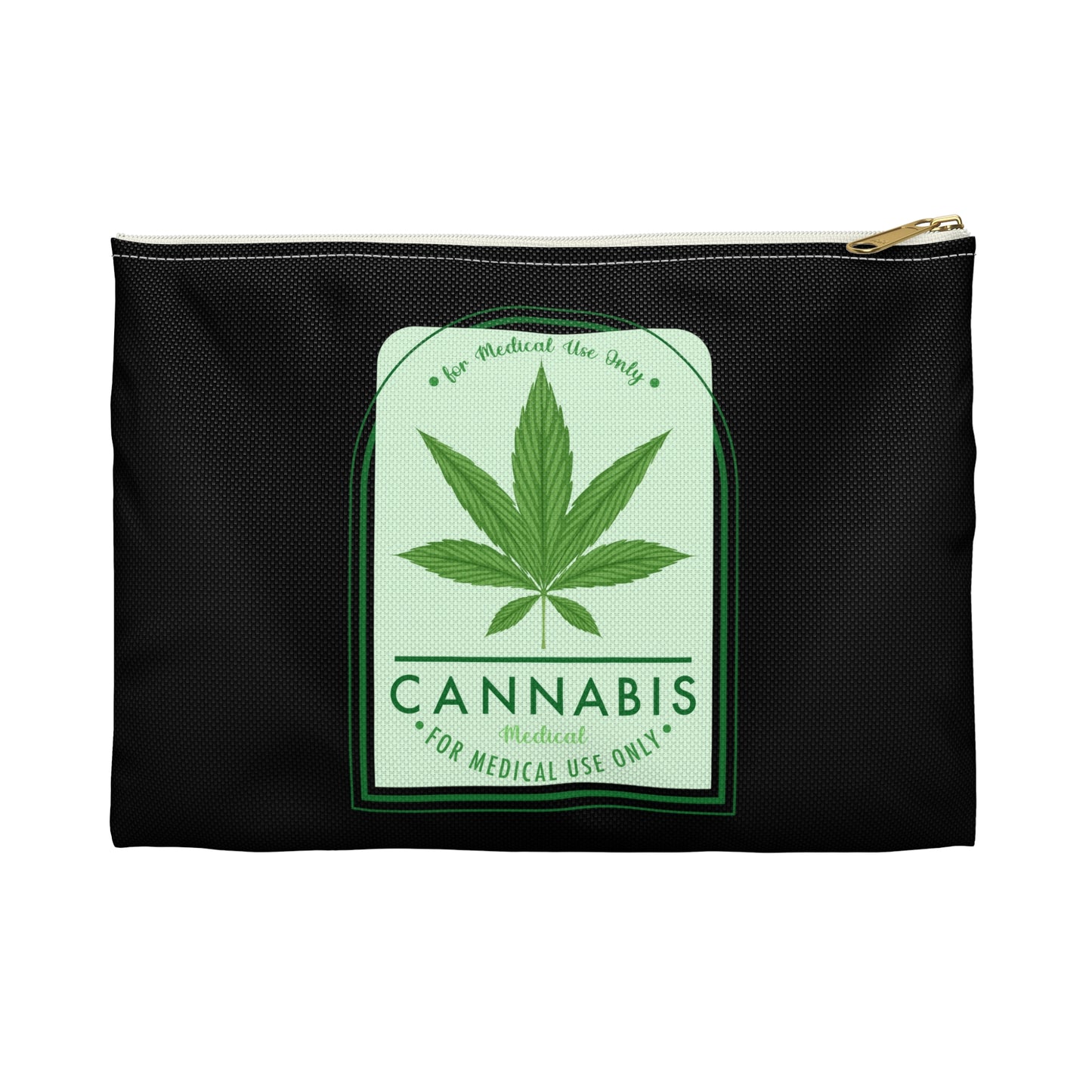 Medical Medicinal Use Only Stash Bag - Accessory Pouch Black - Stoner Cannabis Weed Jewish Israeli Israel
