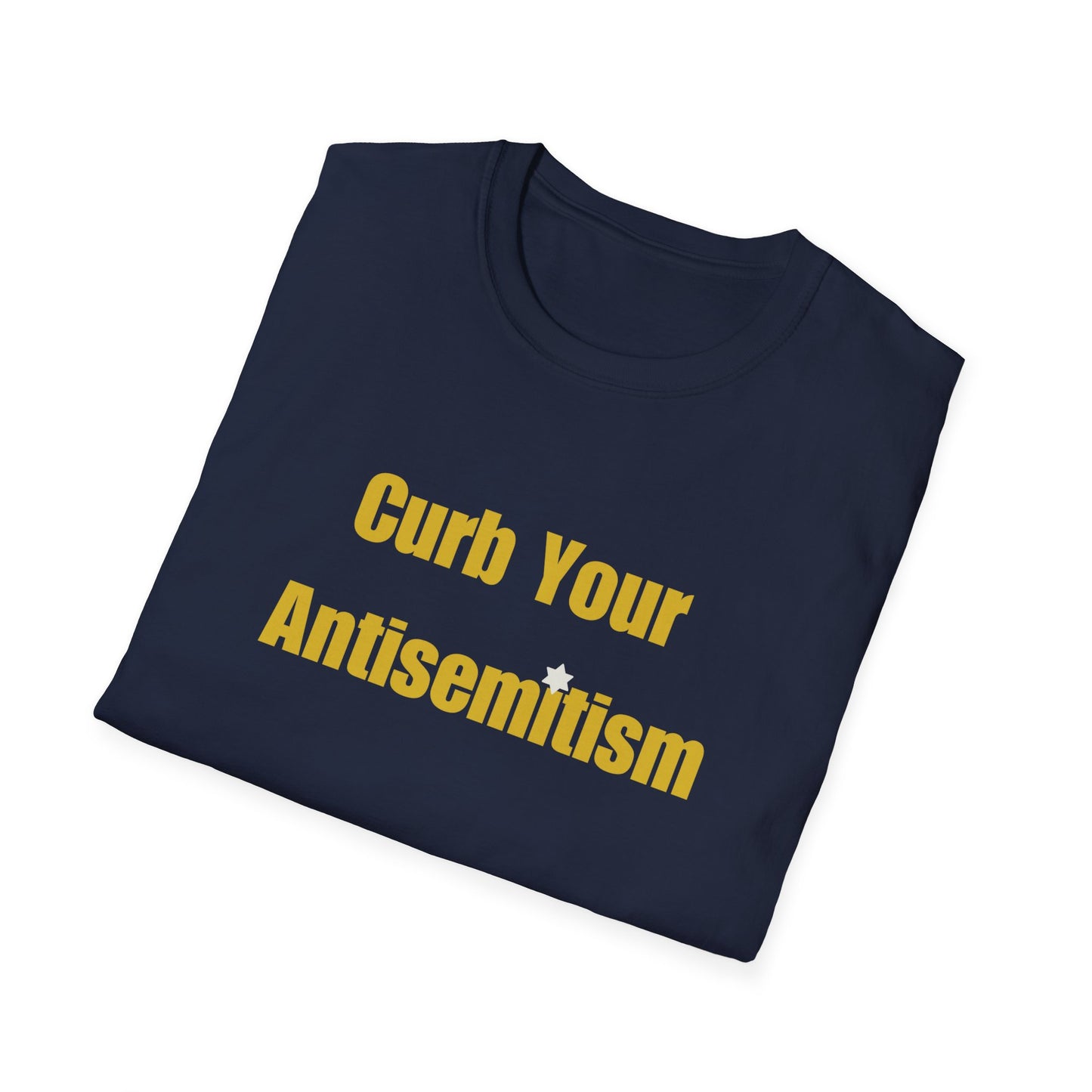 Curb Your Antisemitism Unisex Softstyle T-Shirt