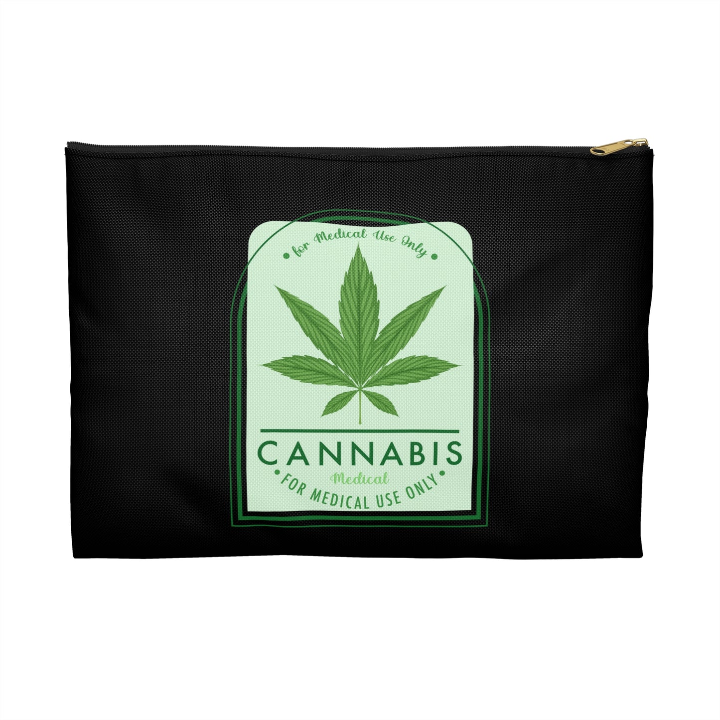 Medical Medicinal Use Only Stash Bag - Accessory Pouch Black - Stoner Cannabis Weed Jewish Israeli Israel