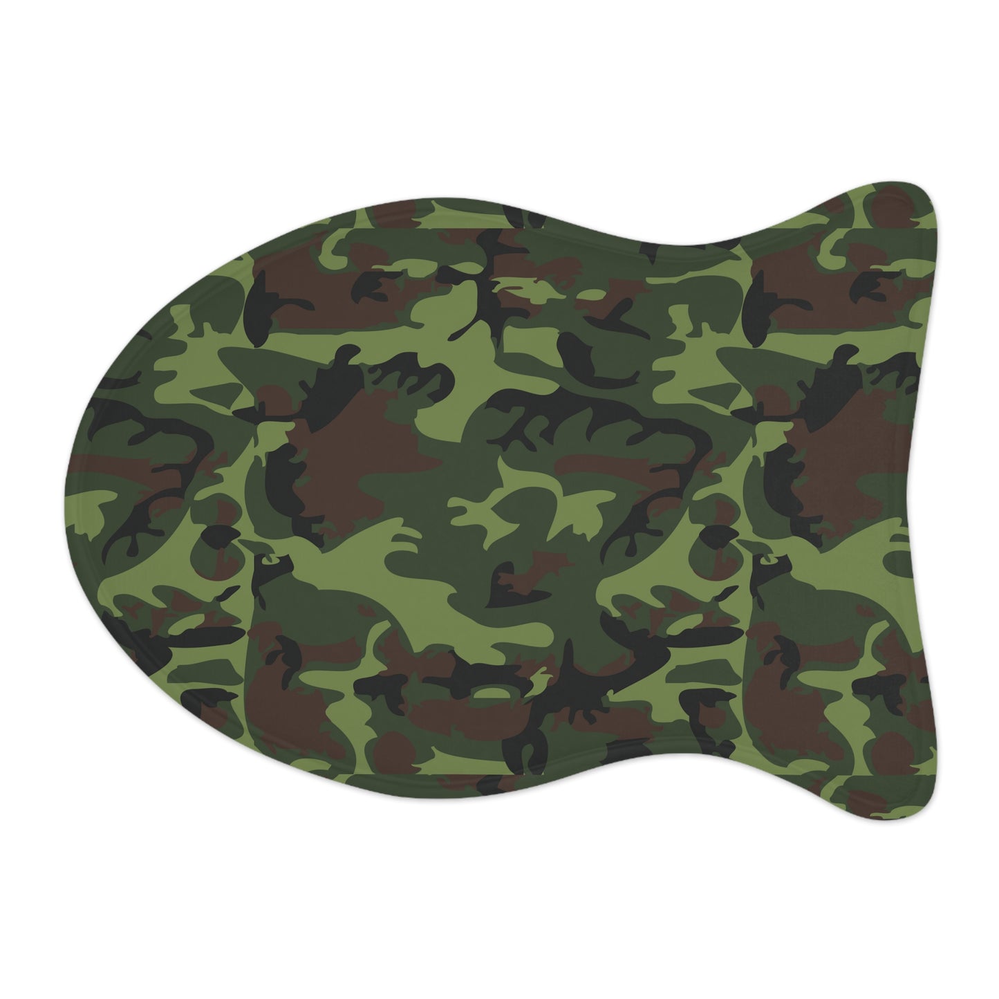 Army Military Uniform Cameo - Pet Feeding Mats - Jewish Israeli Judaica Israel Hebrew Gifts Him Her Dog Cat Presents by Far Out Prints & Co.