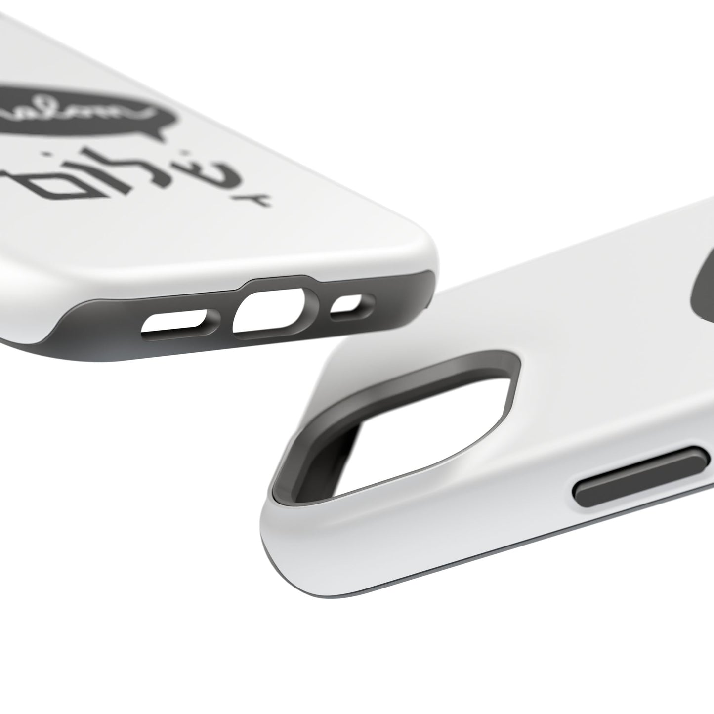 Shalom MagSafe Tough Phone Cases - Hebrew Israel Israeli Jewish Judaism Judaica - by Far Out Prints & Co.