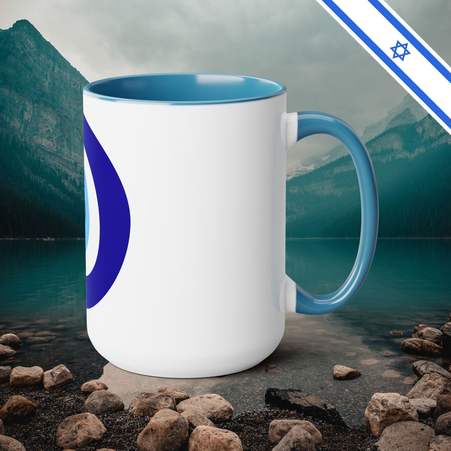 Evil Eye Two-Tone Coffee Mug