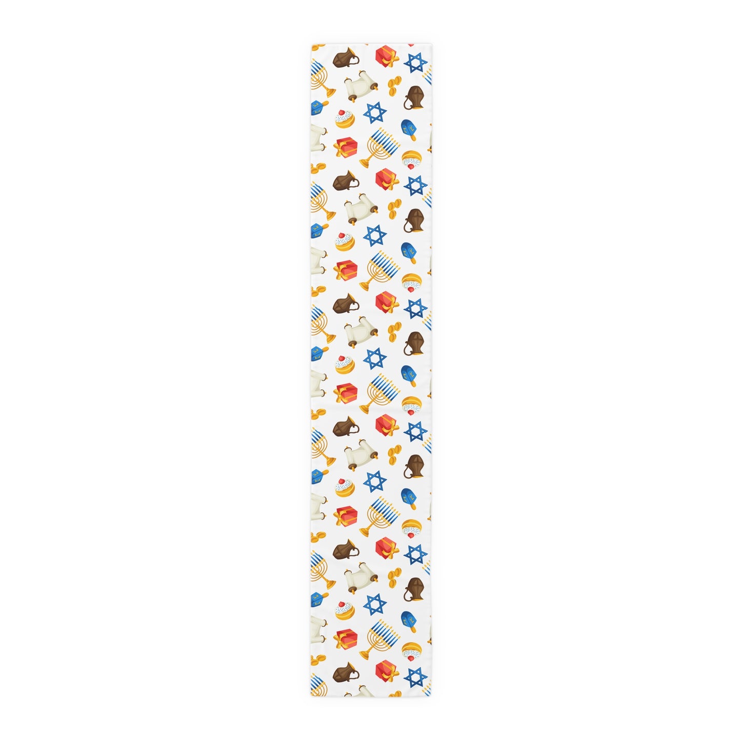 Hannukah Hanuka Hanukkah Chanukah Chanuka Chanukkah Channukah Chanukka 3 | Jewish Holiday Themed | Table Runner