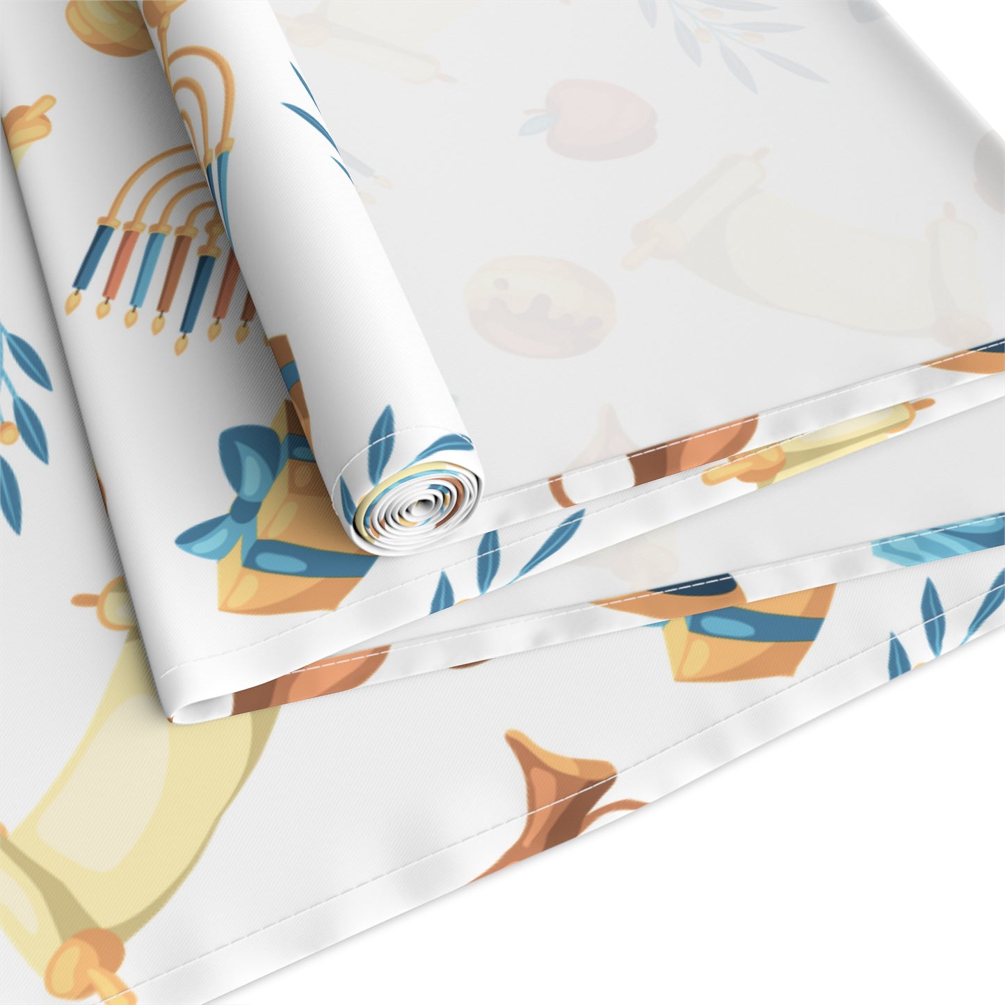 Hannukah Hanuka Hanukkah Chanukah Chanuka Chanukkah Channukah Chanukka 2 | Jewish Holiday Themed | Table Runner