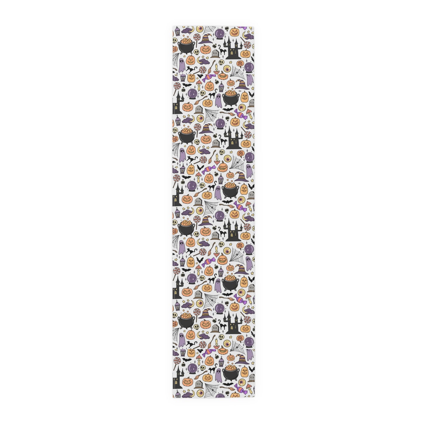 Halloween Decorations | Festive Holiday Themed Kitchen Dining Table Decor | Table Runner | Far Out Prints Co.