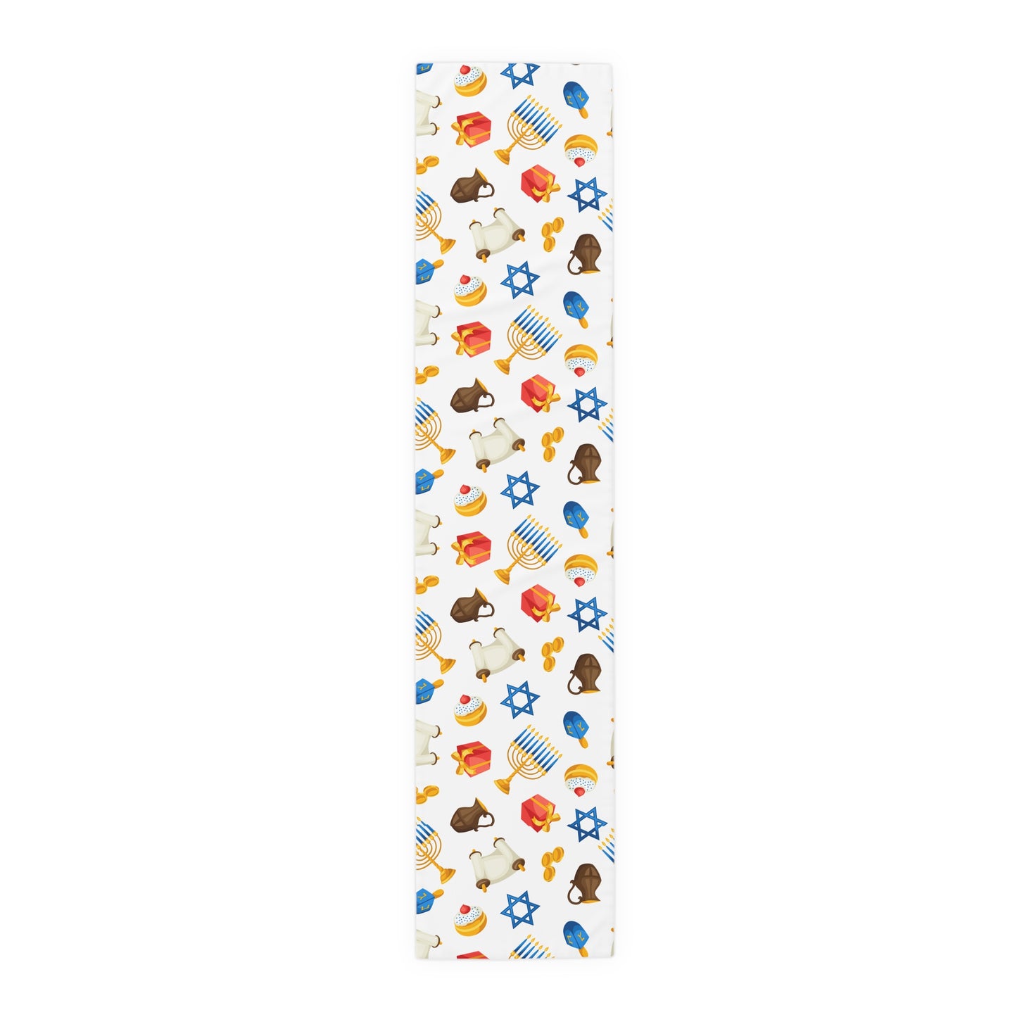 Hannukah Hanuka Hanukkah Chanukah Chanuka Chanukkah Channukah Chanukka 3 | Jewish Holiday Themed | Table Runner