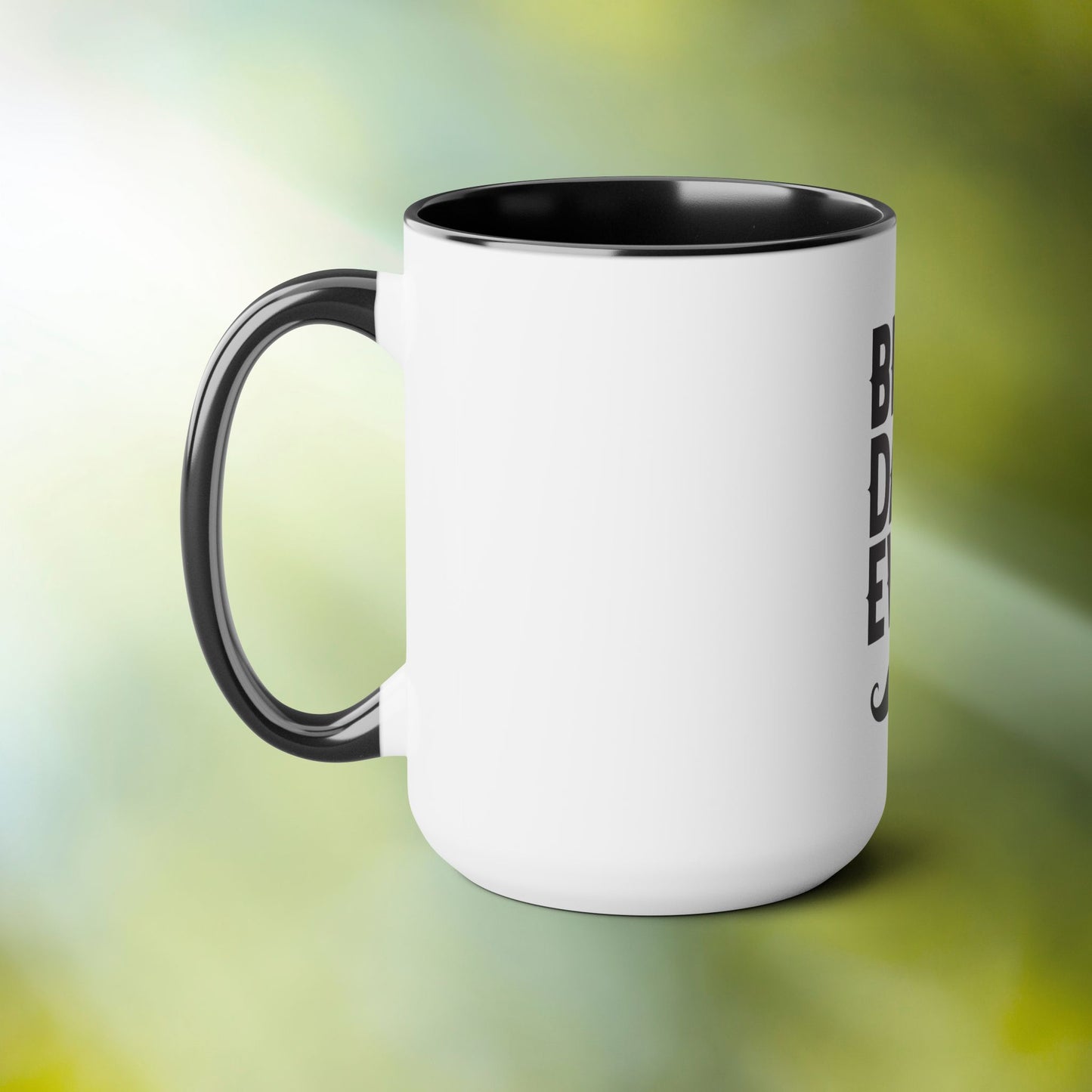 Best Dad Ever - 15oz Two-Tone Coffee Mugs - Funny Creative Mugs Fathers Day Gifts Birthday Husband Gift Him Her - Far Out Prints & Co.