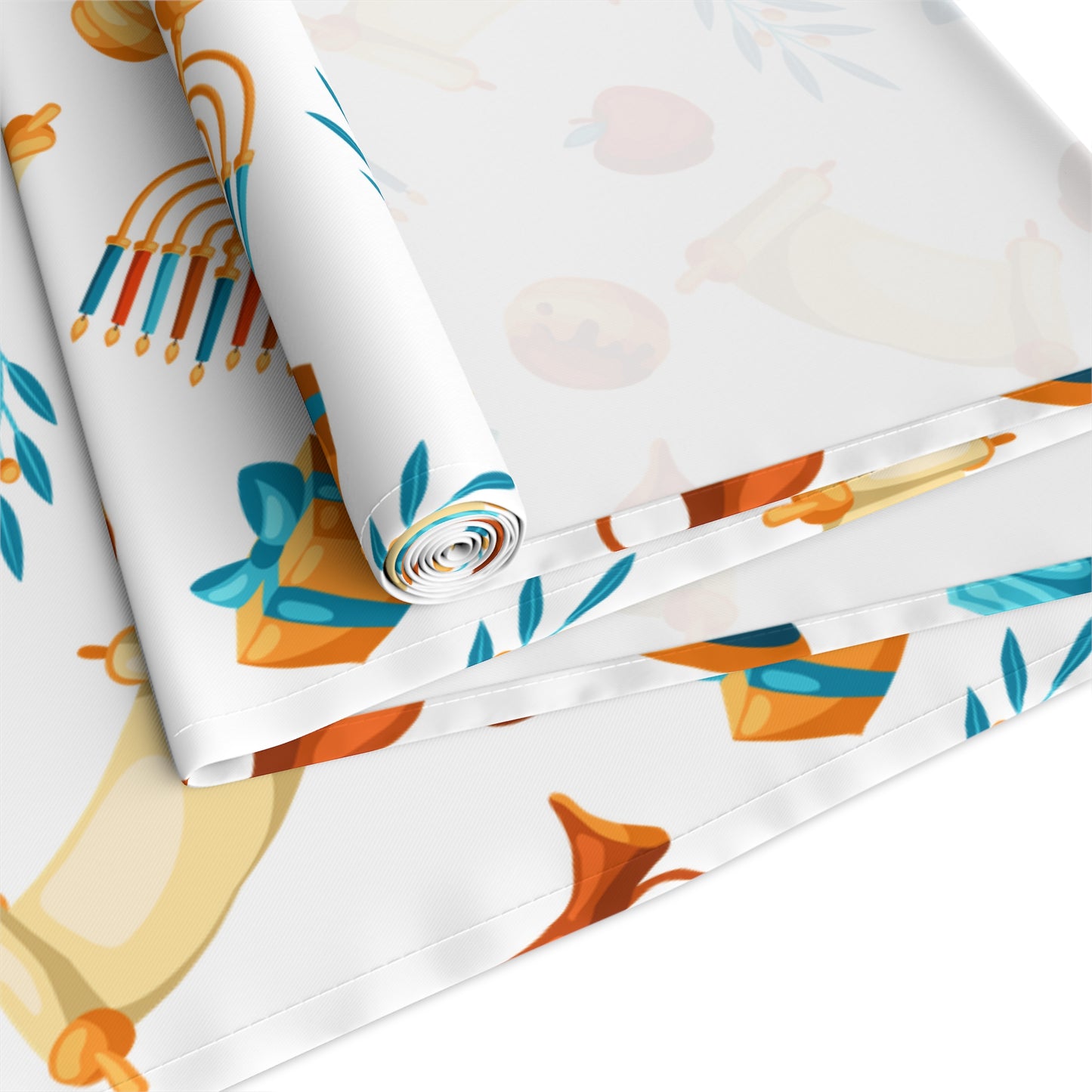 Hannukah Hanuka Hanukkah Chanukah Chanuka Chanukkah Channukah Chanukka 2 | Jewish Holiday Themed | Table Runner