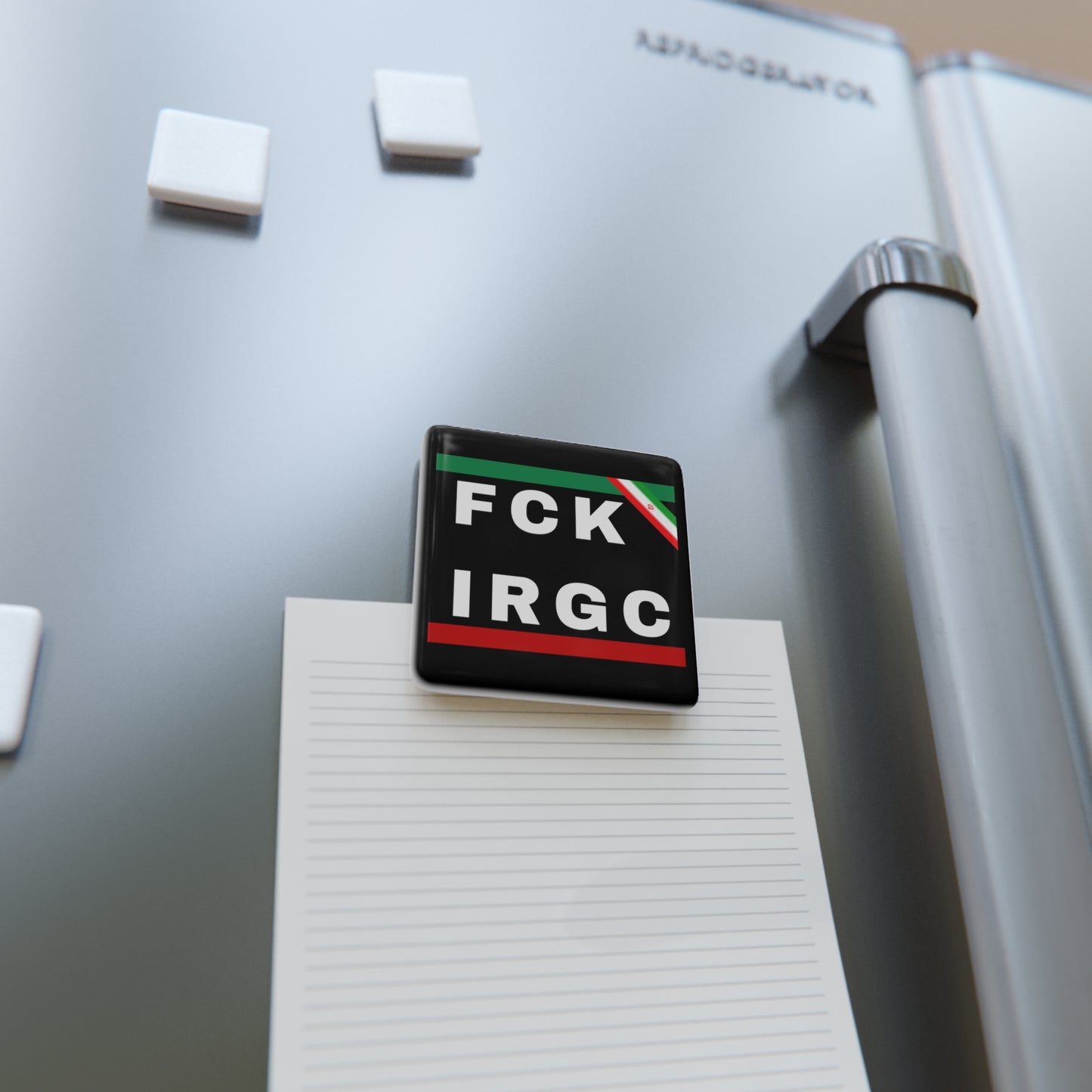 FCK IRGC Magnets Stand With Israel Israeli Porcelain Magnet Square Magnets Gift Him Her Present Support Israel Judaism Judaica