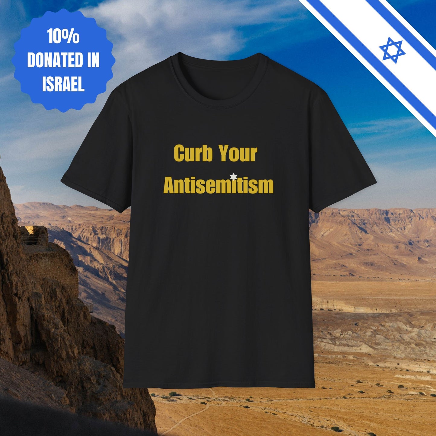 Curb Your Antisemitism Unisex Softstyle T-Shirt