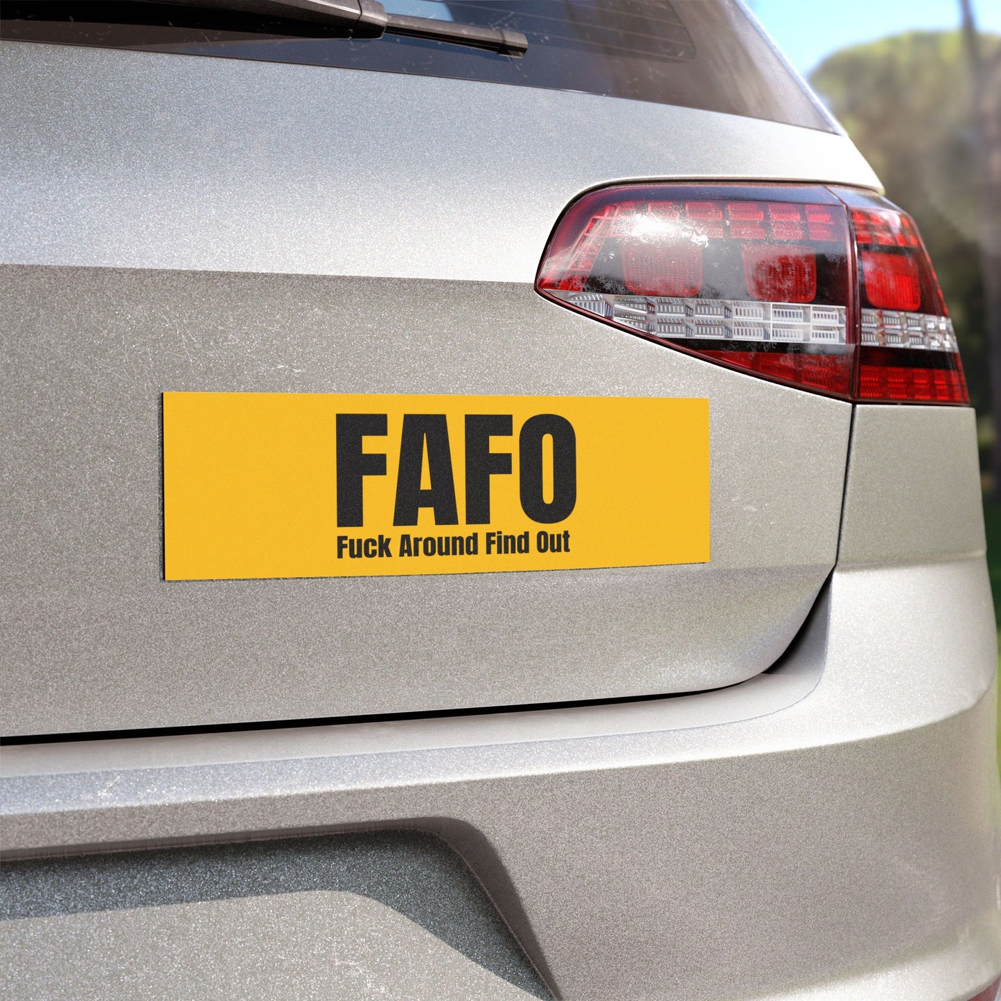 FAFO Fuck Around Find Out Car Magnets Gift Magnet Present for Him or Her for Car Quote Removable Magnet