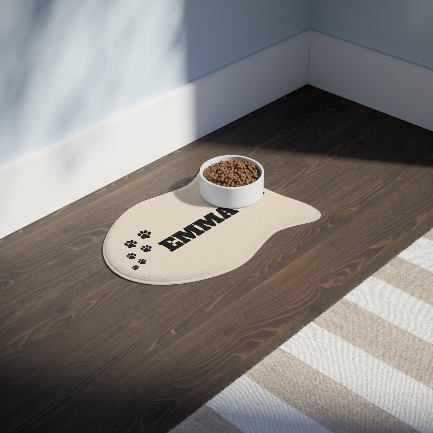 Your Pets Name Custom Customised - Pet Feeding Mats - Dogs Cats Pets Present Gift Animal Lovers Gifts Him Her Dog Cat Presents
