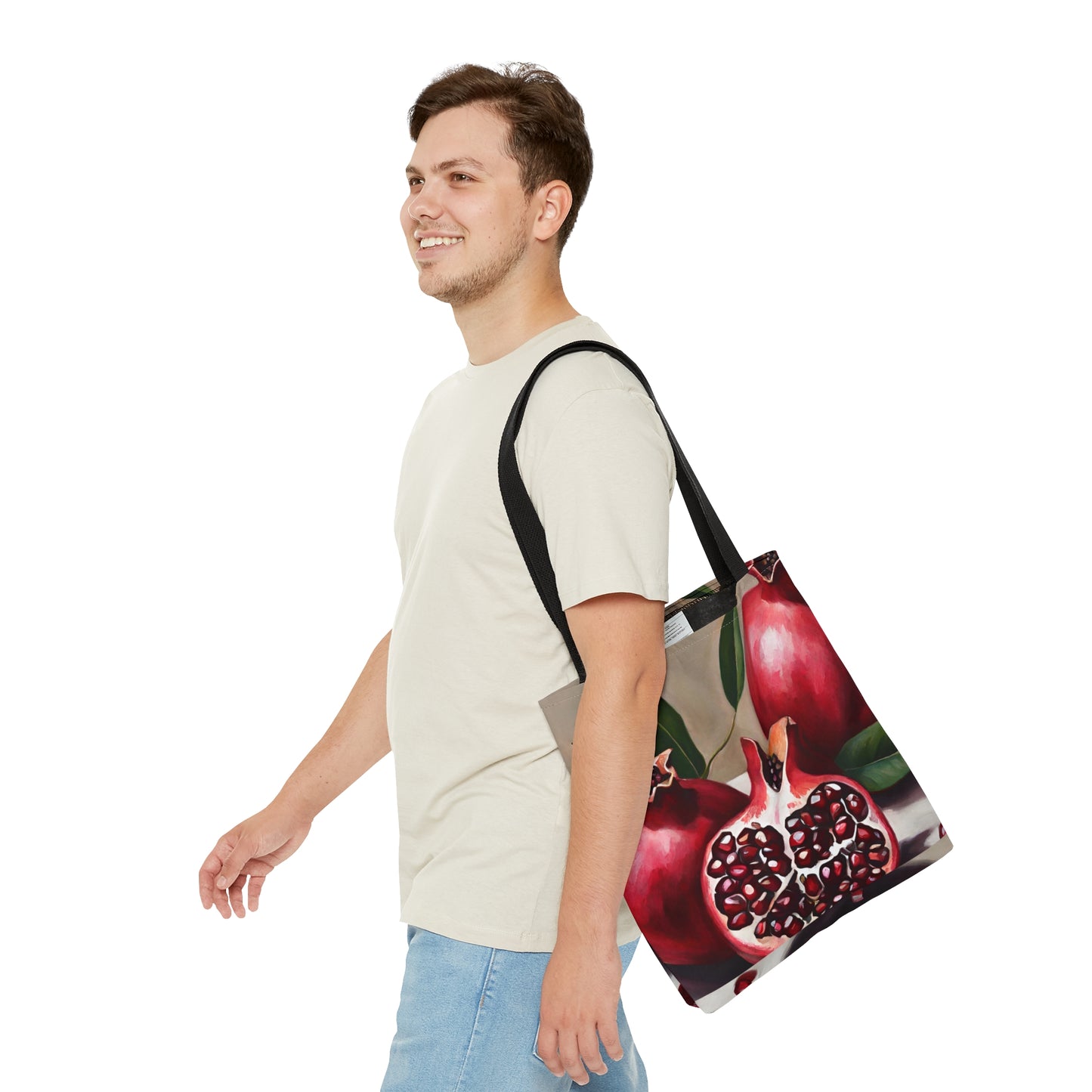 Pomegranate Tote Bag - Multiple Sizes (AOP) by Far Out Prints & Co.