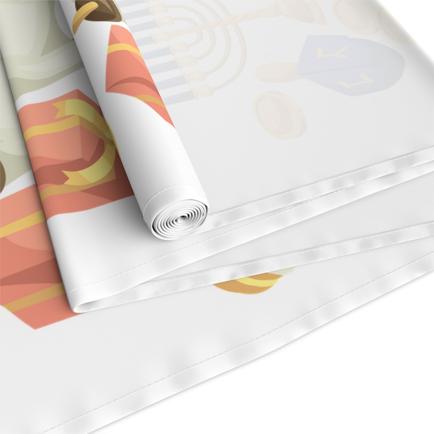Hannukah Hanuka Hanukkah Chanukah Chanuka Chanukkah Channukah Chanukka 1 | Jewish Holiday Themed | Table Runner