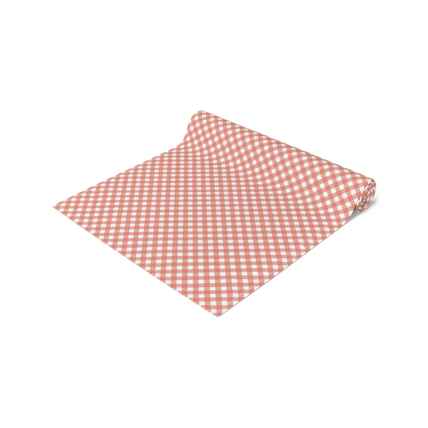 Gingham Checkered Classic Restaurant Style | Premium Table Runner | by Far Out Prints & Co.
