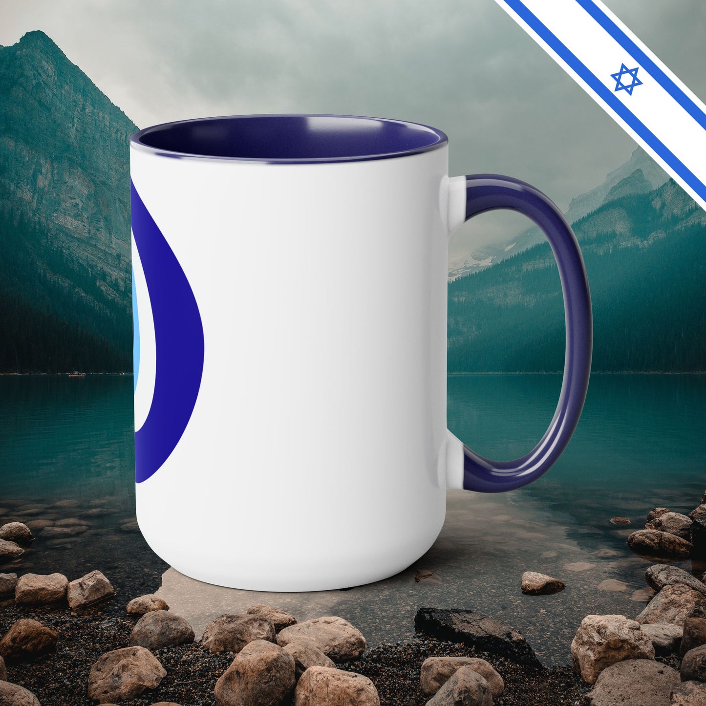 Evil Eye Two-Tone Coffee Mug