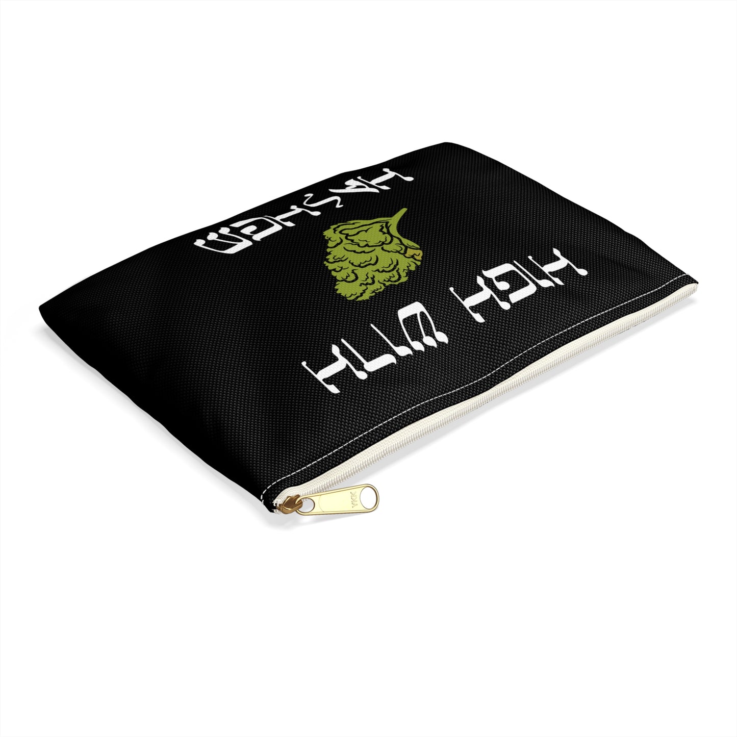 High with Hashem - Accessory Pouch - Stoner Cannabis Weed Jewish Israeli Israel - by Far Out Prints & Co.