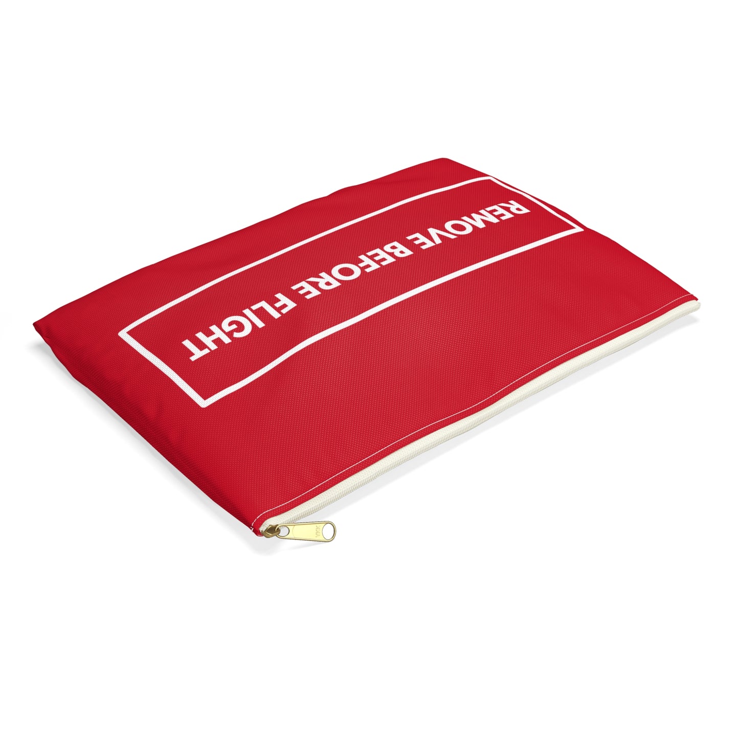 Remove Before Flight | Pilot Aviation Lovers | Travel Accessory Pouch | by Far Out Prints & Co.
