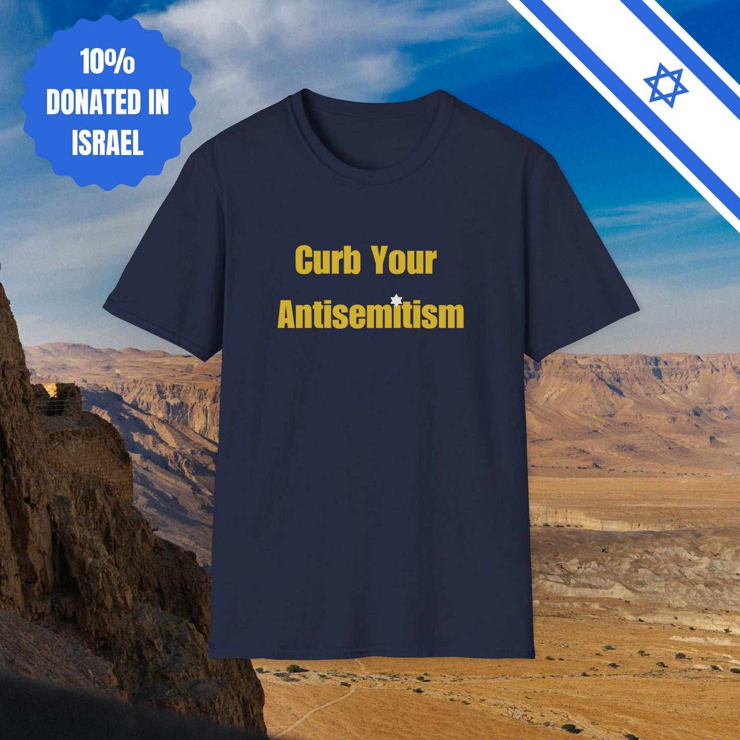 Curb Your Antisemitism Unisex Softstyle T-Shirt