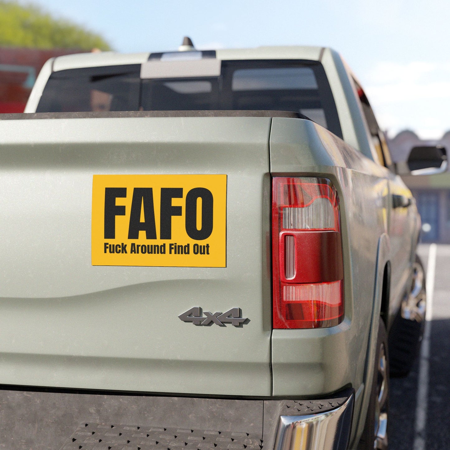FAFO Fuck Around Find Out Car Magnets Gift Magnet Present for Him or Her for Car Quote Removable Magnet