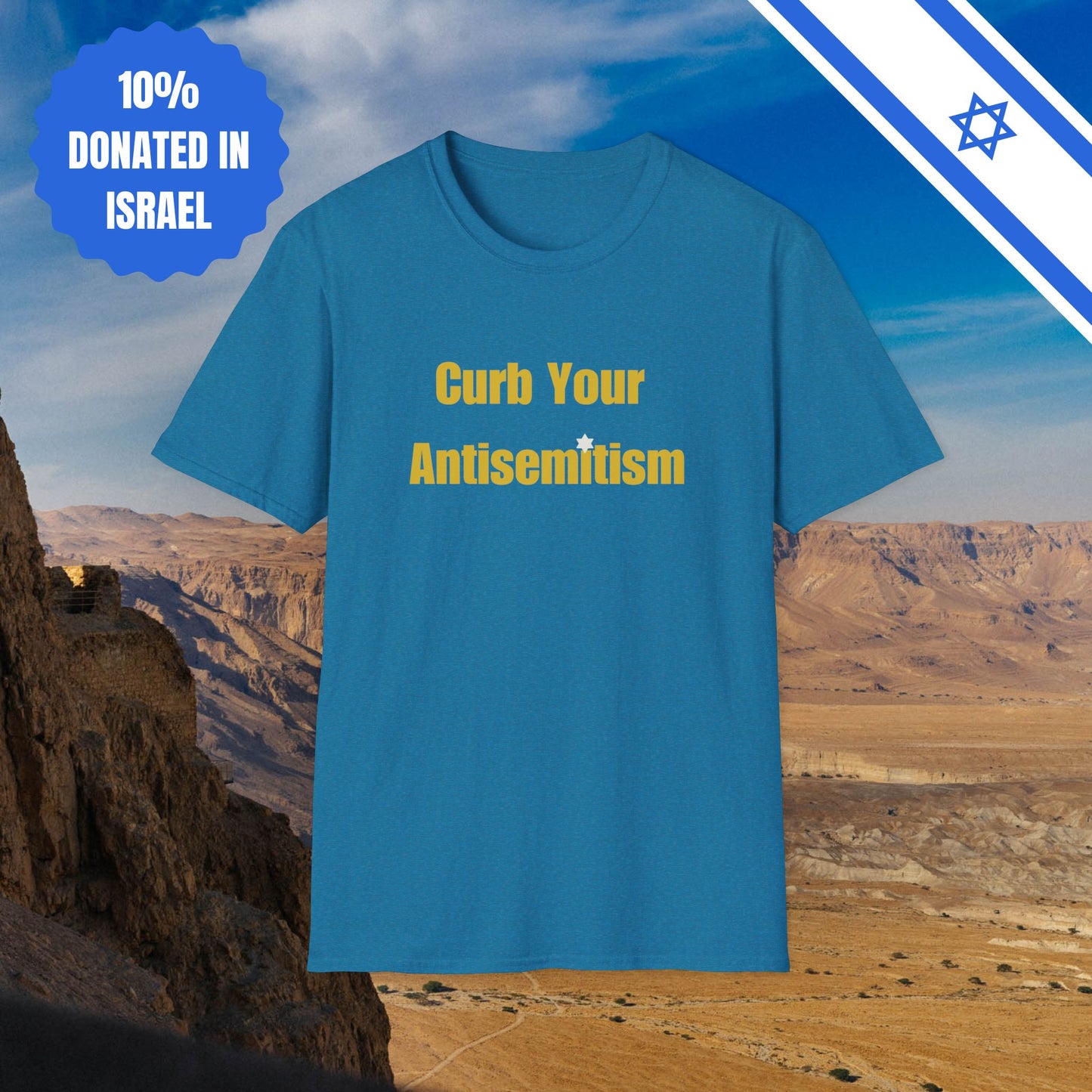 Curb Your Antisemitism Unisex Softstyle T-Shirt