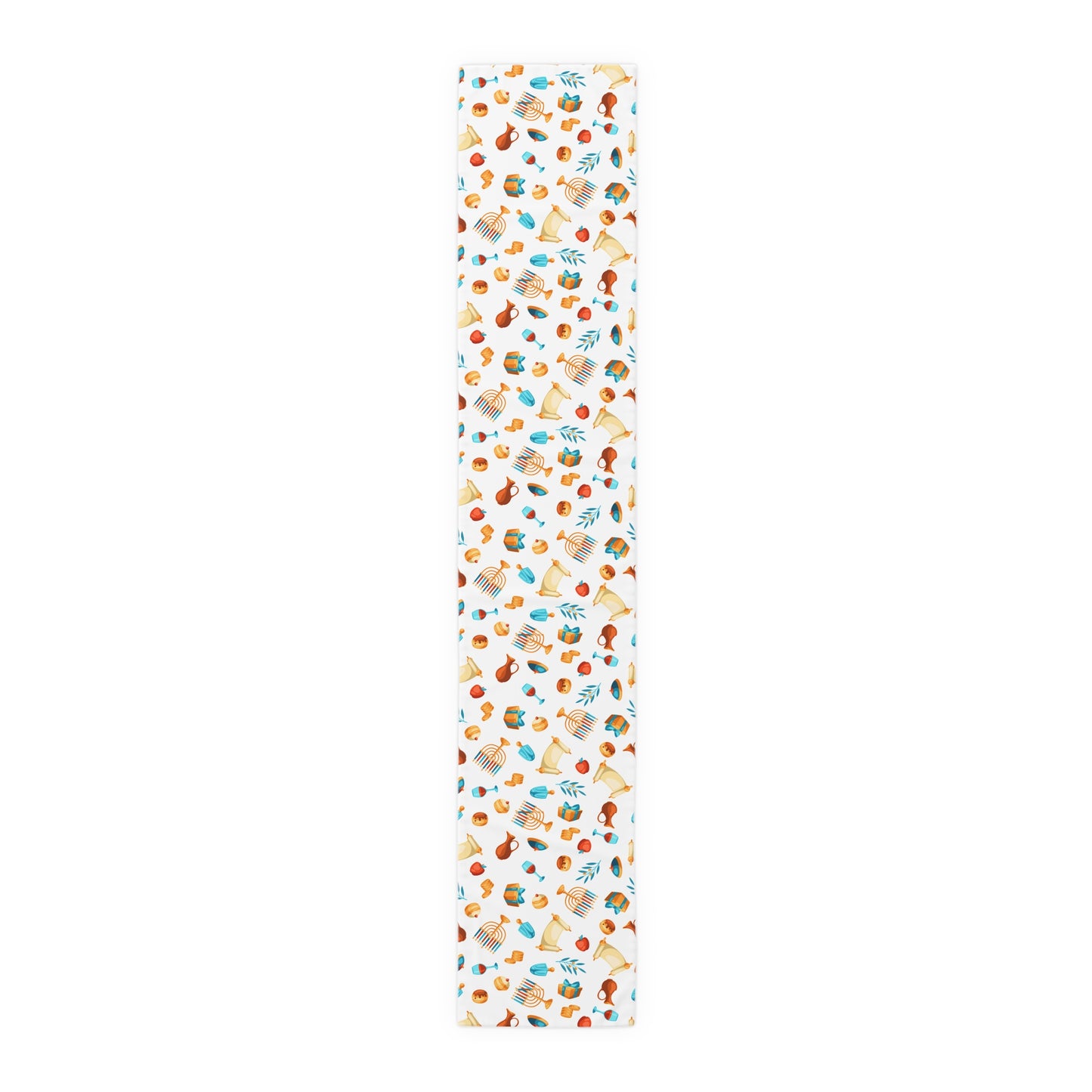 Hannukah Hanuka Hanukkah Chanukah Chanuka Chanukkah Channukah Chanukka 2 | Jewish Holiday Themed | Table Runner