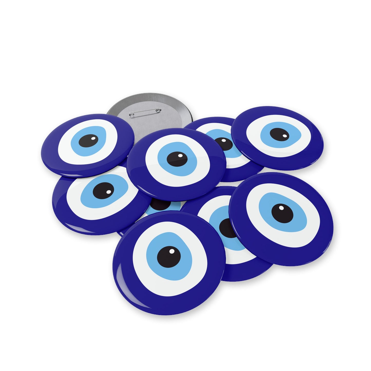 Ayin Hara Against Evil Eye Protection Pin Button Jewish Pins Judaica Judaism Art Bag Accessories Stand With Israel