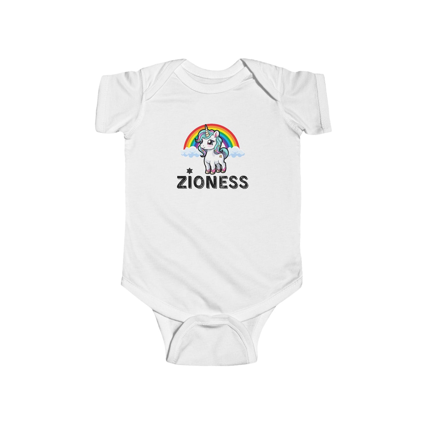 Zioness Hebrew Cute Jewish Baby Israeli Baby Clothes Israel Judaism Judaica Baby Zionist Zionism Infant Jersey Gift Present Baby