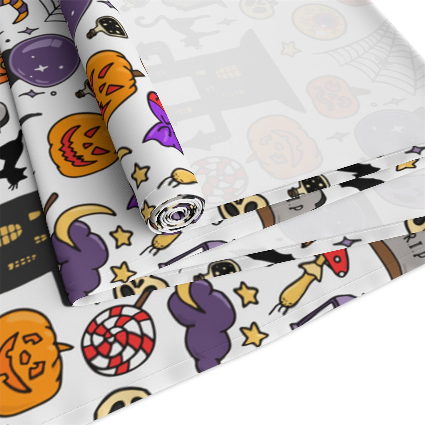 Halloween Decorations | Festive Holiday Themed Kitchen Dining Table Decor | Table Runner | Far Out Prints Co.