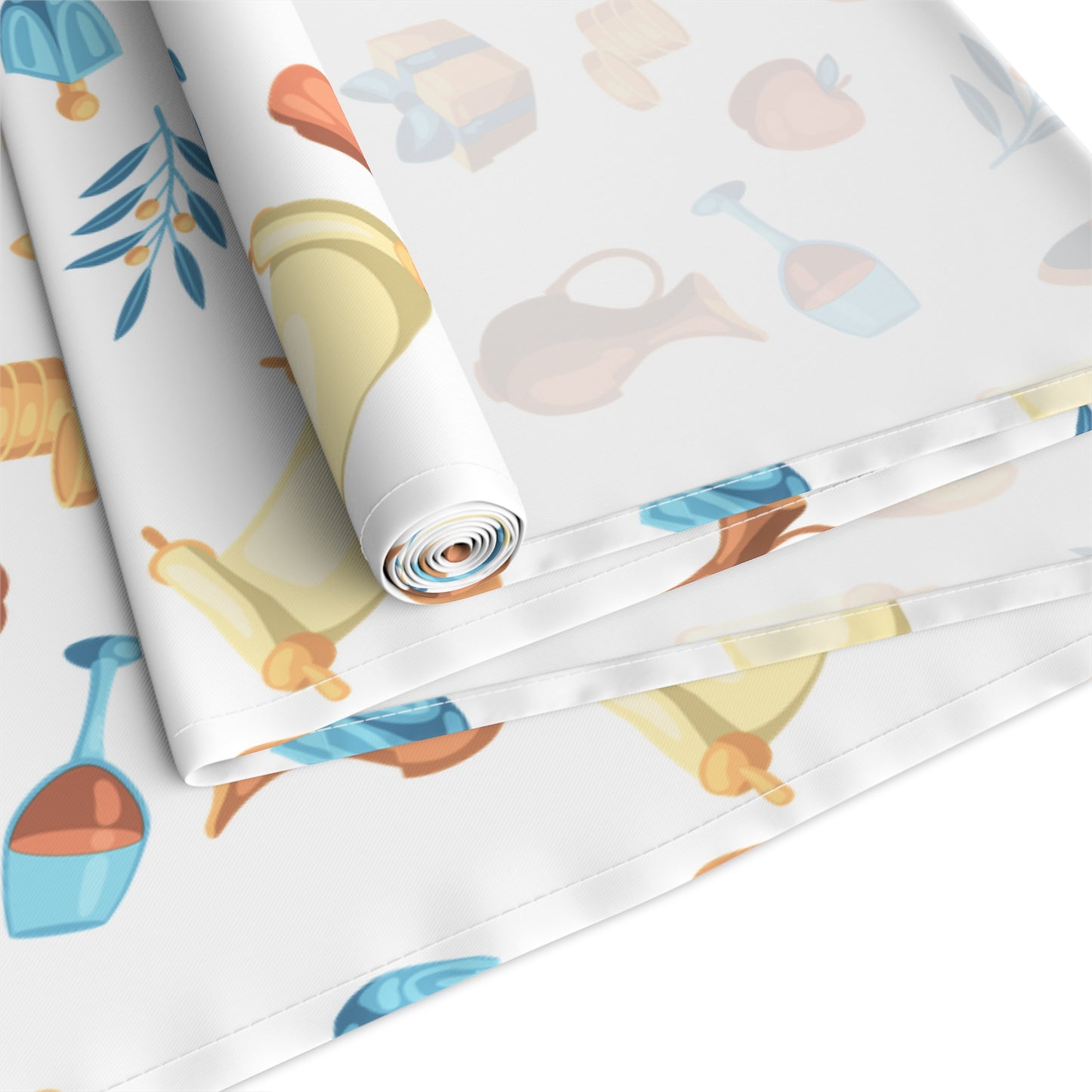 Hannukah Hanuka Hanukkah Chanukah Chanuka Chanukkah Channukah Chanukka 2 | Jewish Holiday Themed | Table Runner