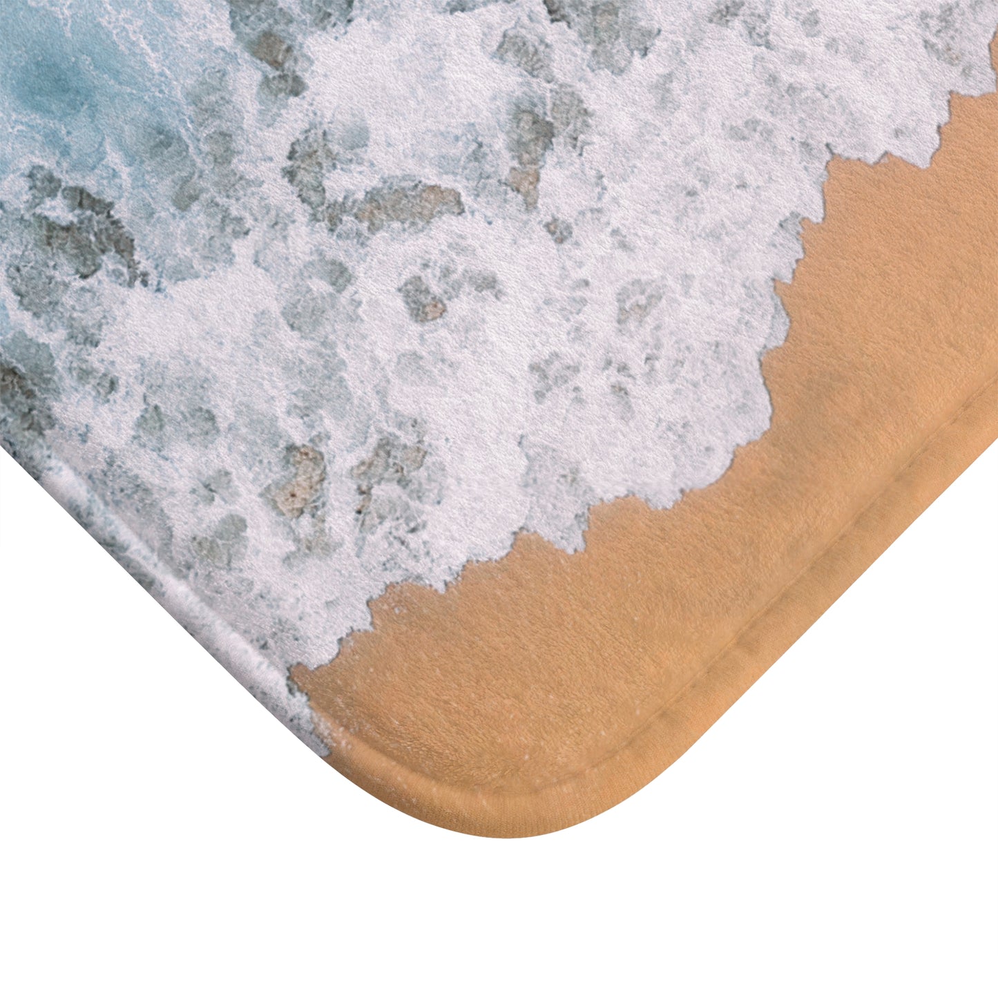 Beach Themed Bath Mat - Custom Designed Photo Print - by Far Out Prints & Co.