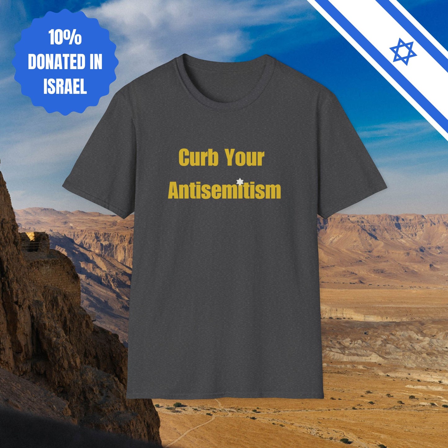 Curb Your Antisemitism Unisex Softstyle T-Shirt