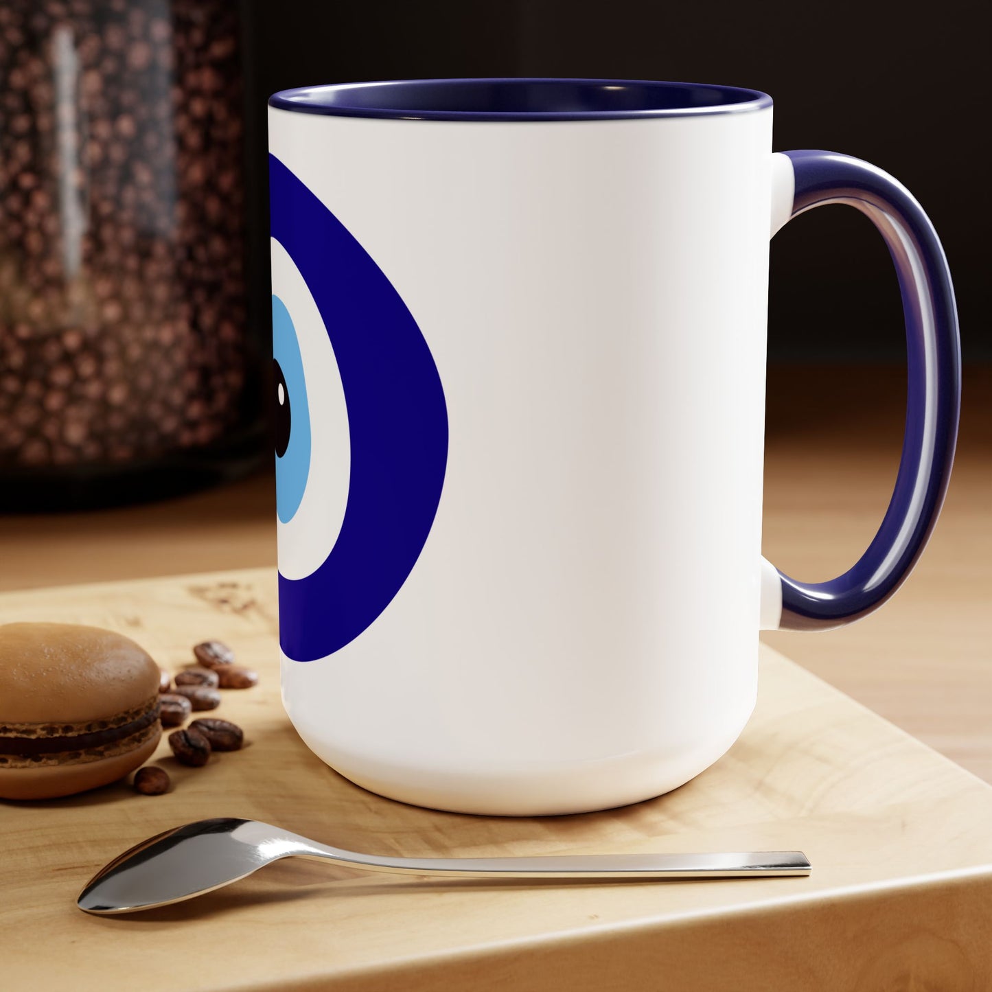 Evil Eye Two-Tone Coffee Mug