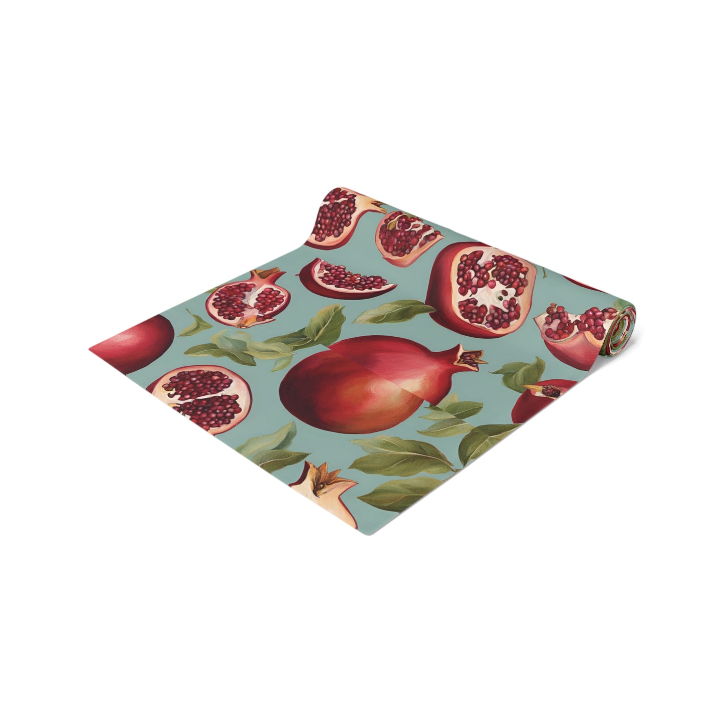 Rosh Hashanah Rosh HaShanah Rosh HaShana Rosh Ha-Shanah Pomegranate Jewish Table Runner Israel Israeli Hebrew Judaism Holiday Table Runner