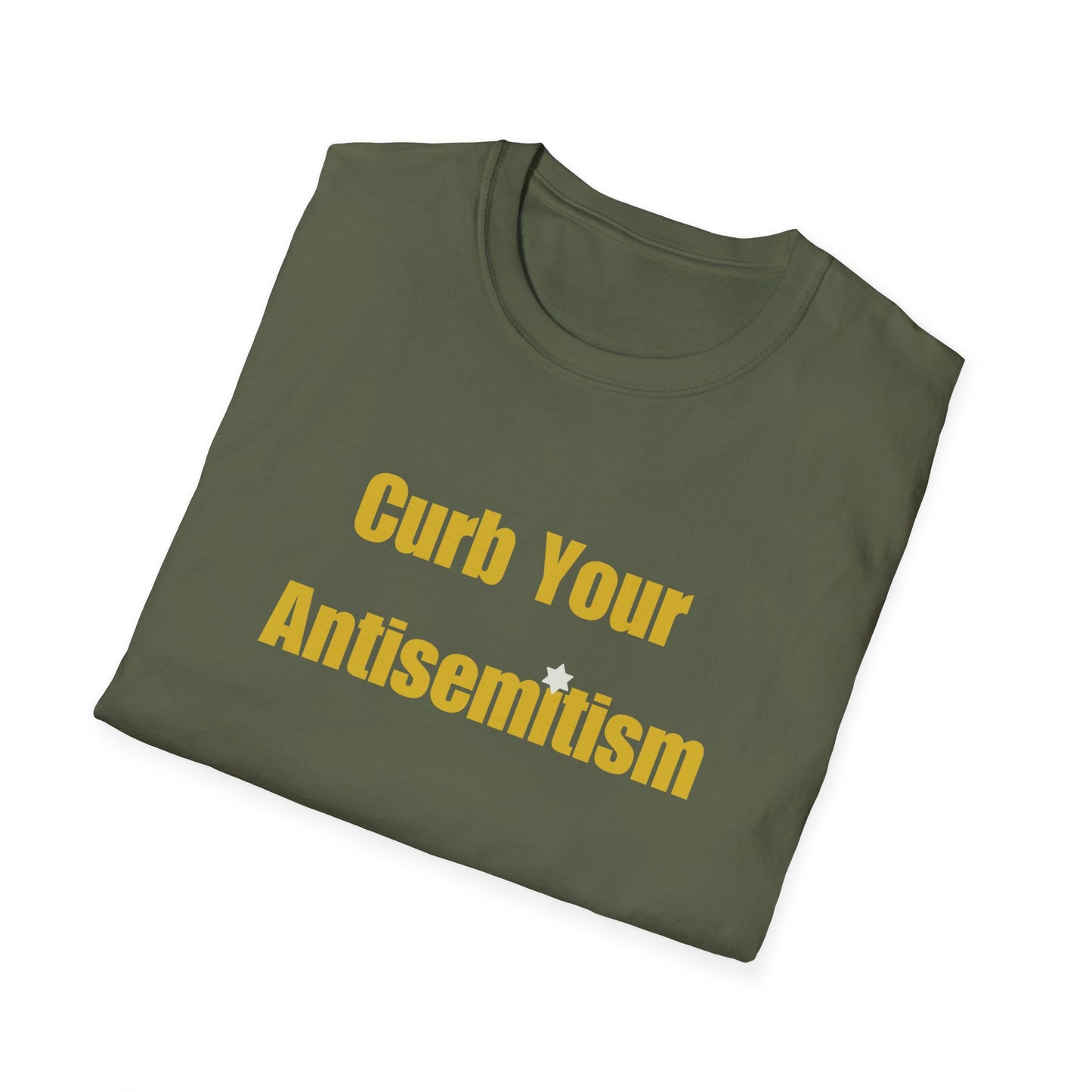 Curb Your Antisemitism Unisex Softstyle T-Shirt