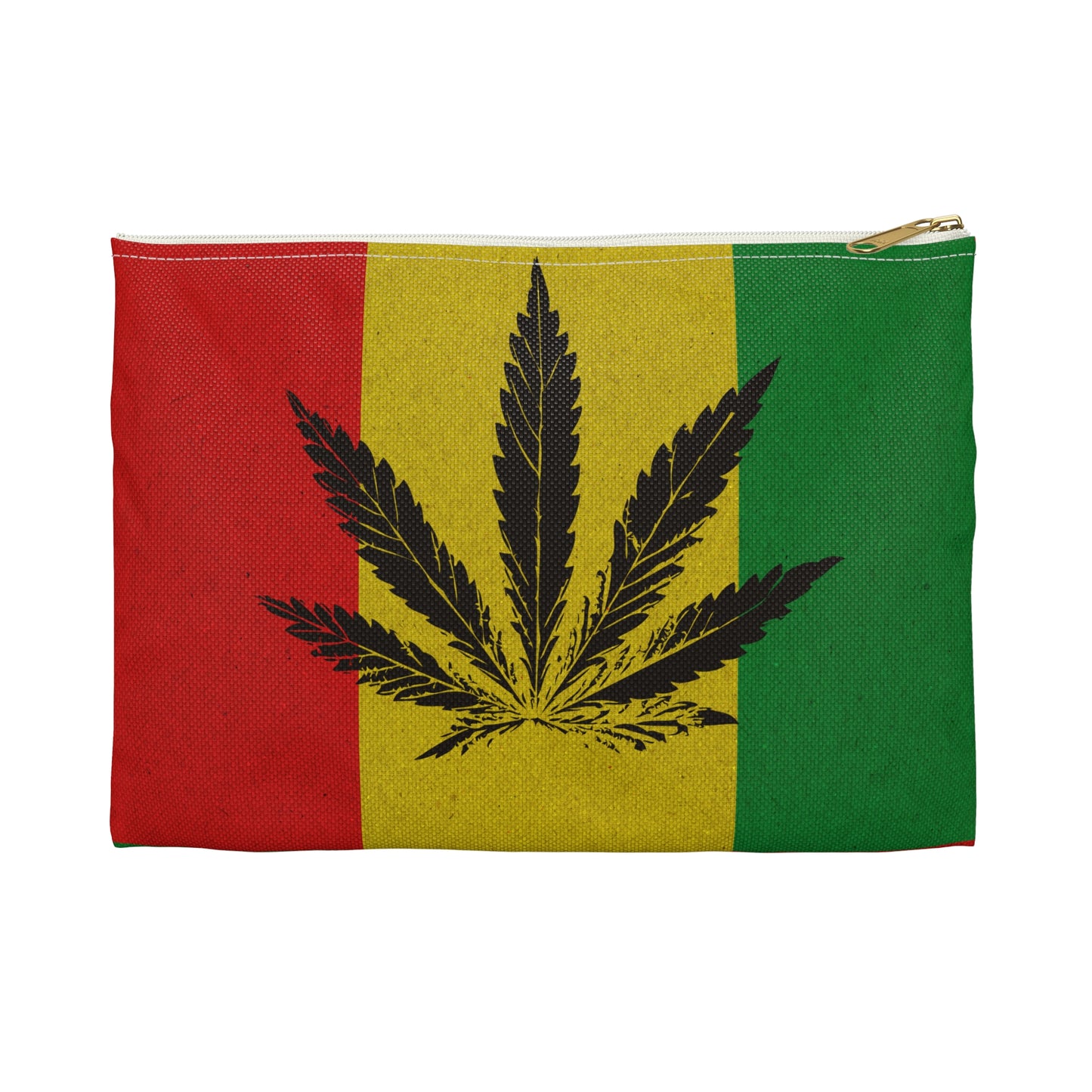 Rastafarian Marijuana - Accessory Pouch - Stoner Cannabis Weed Jewish Israeli Israel - by Far Out Prints & Co.